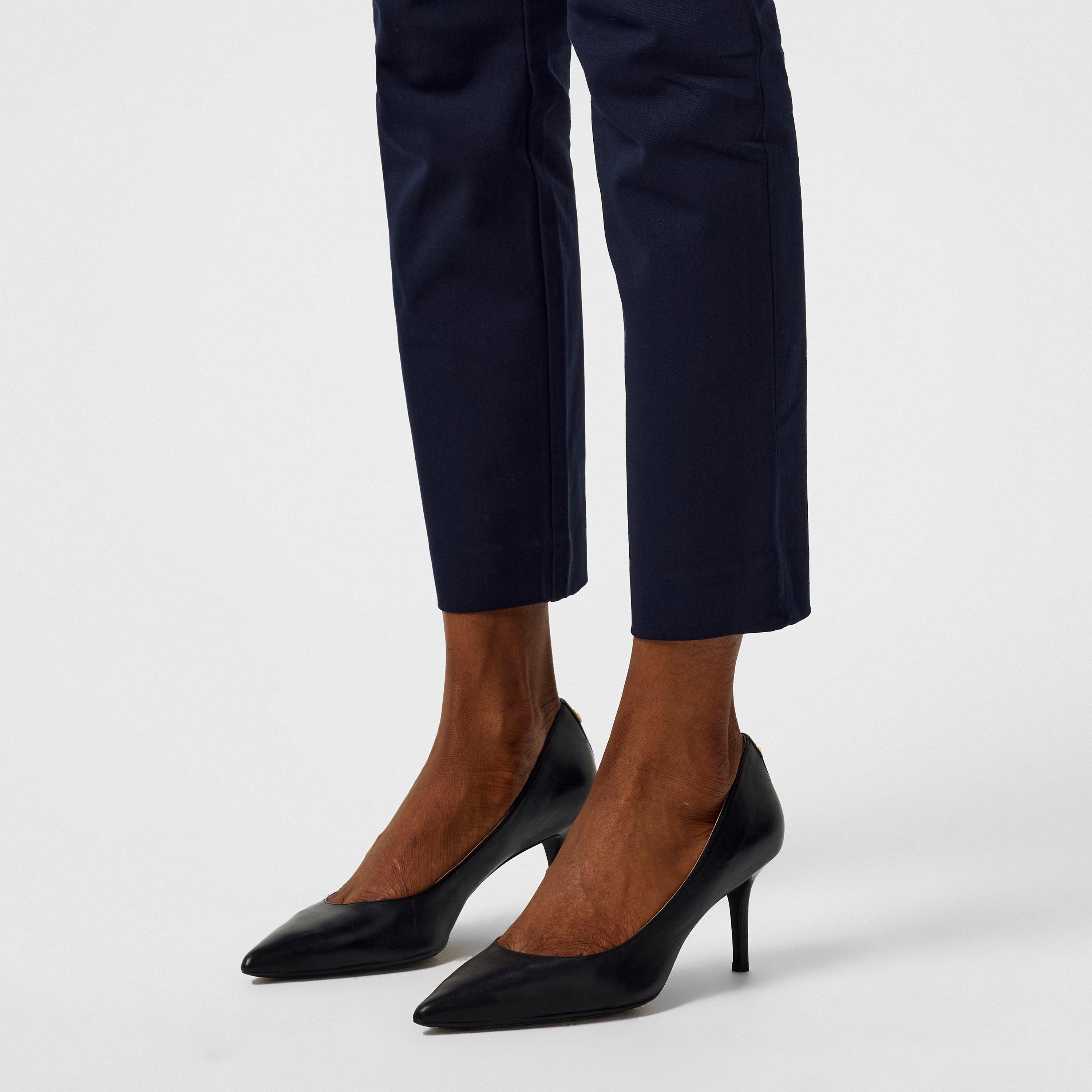 Black 2WAH - Lauren by Ralph Lauren - Women's Lanette Court Stiletto Heels - 2