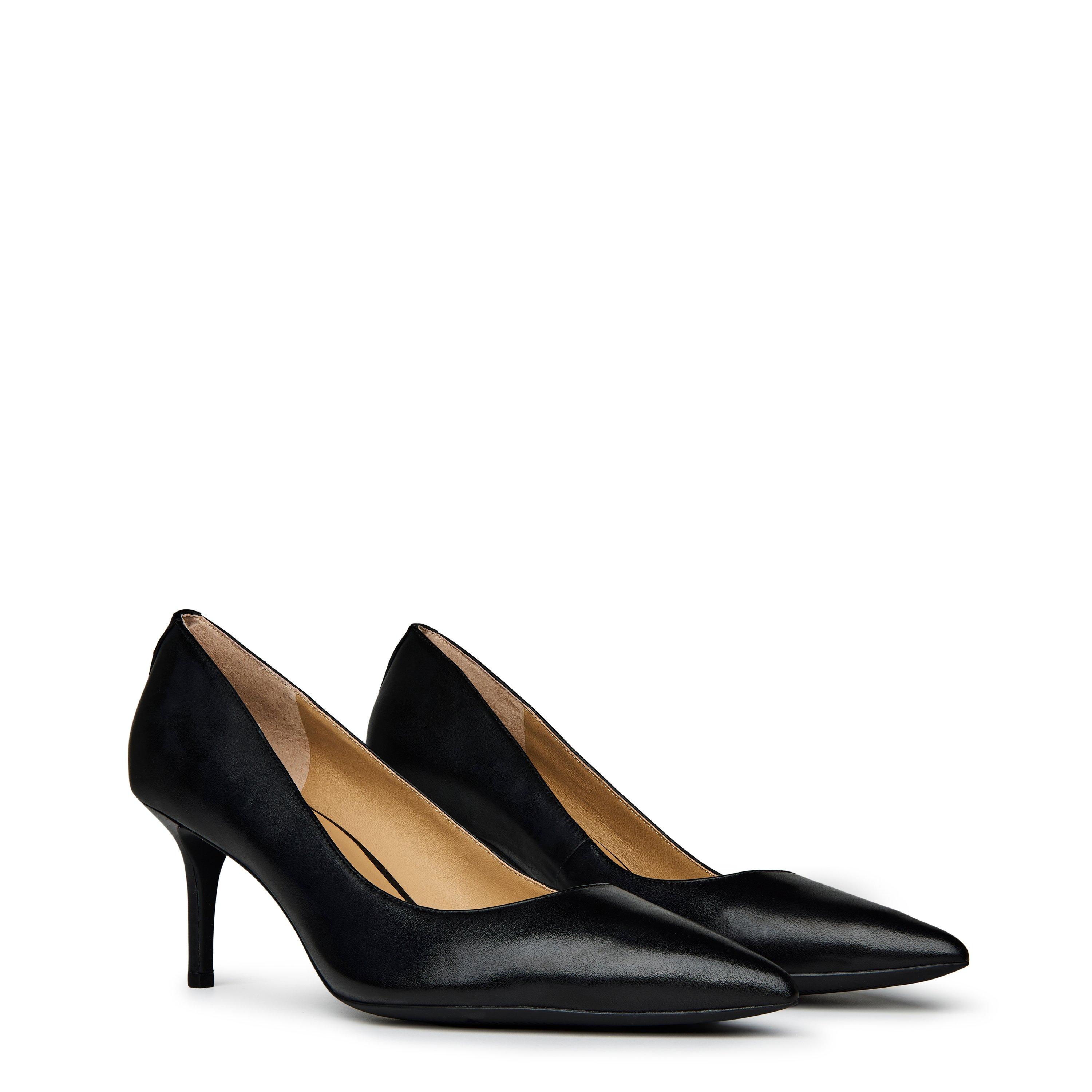 Black 2WAH - Lauren by Ralph Lauren - Women's Lanette Court Stiletto Heels - 4