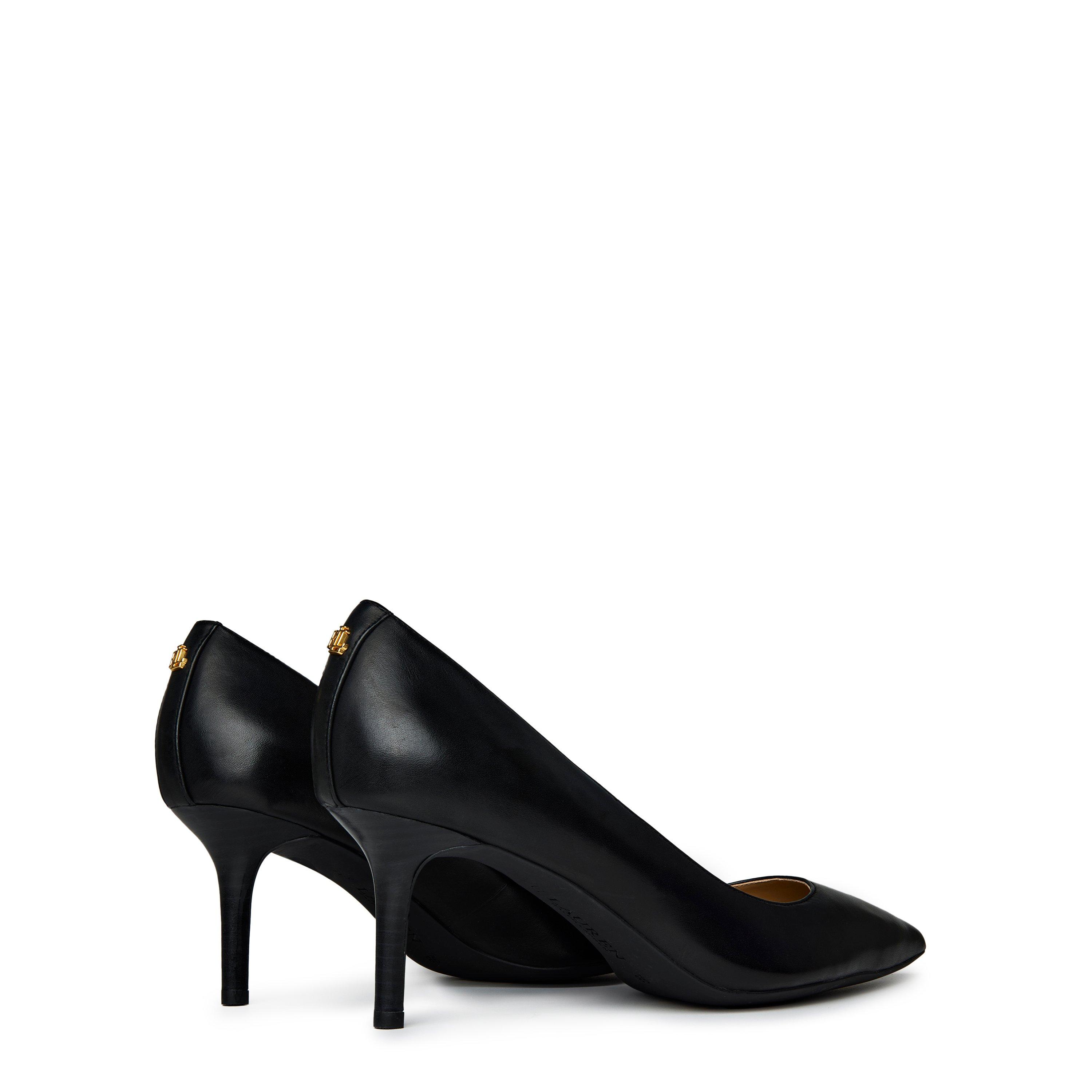 Black 2WAH - Lauren by Ralph Lauren - Women's Lanette Court Stiletto Heels - 5