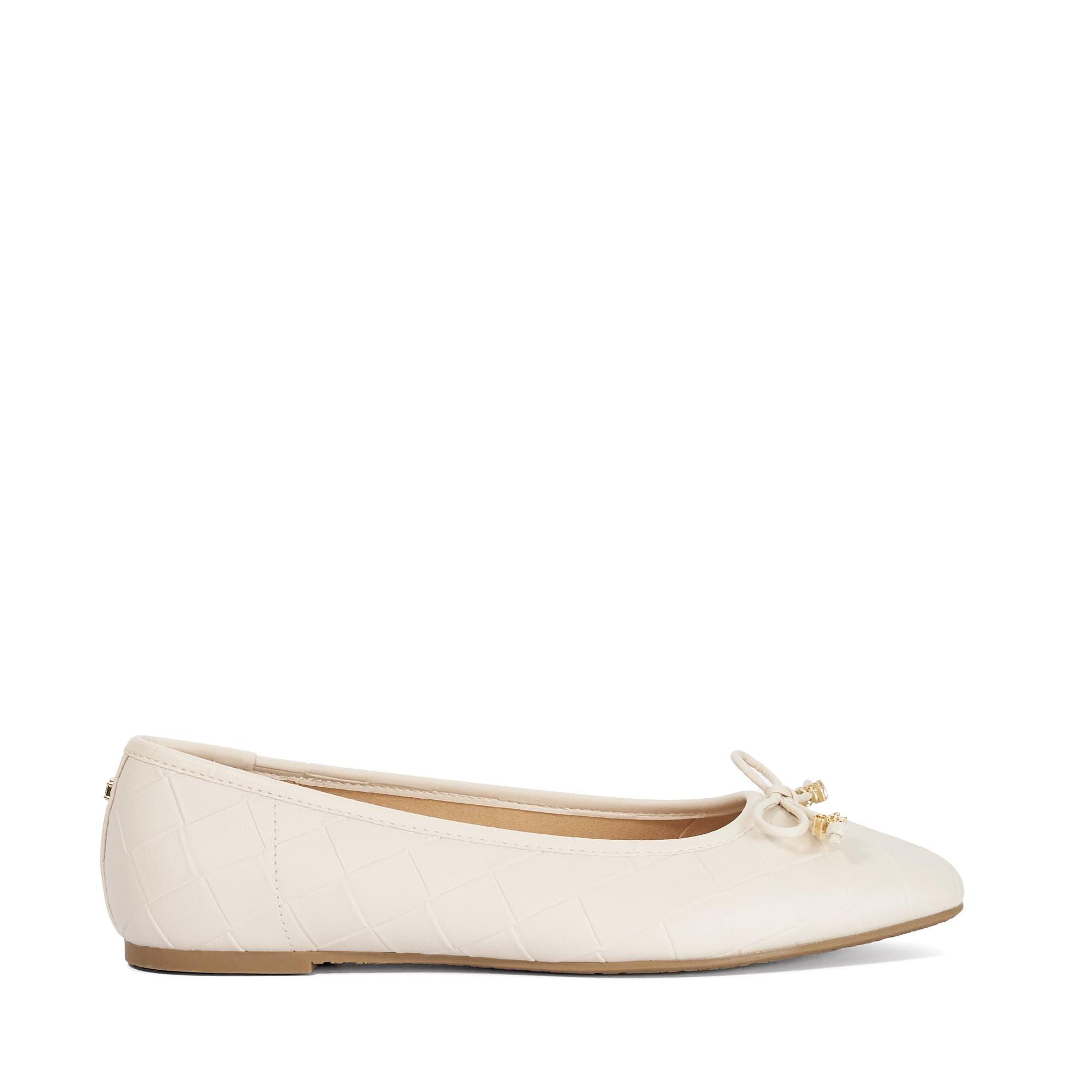 Dune London Women's Hampers Ballet Pumps - Ecru - 6 (39)