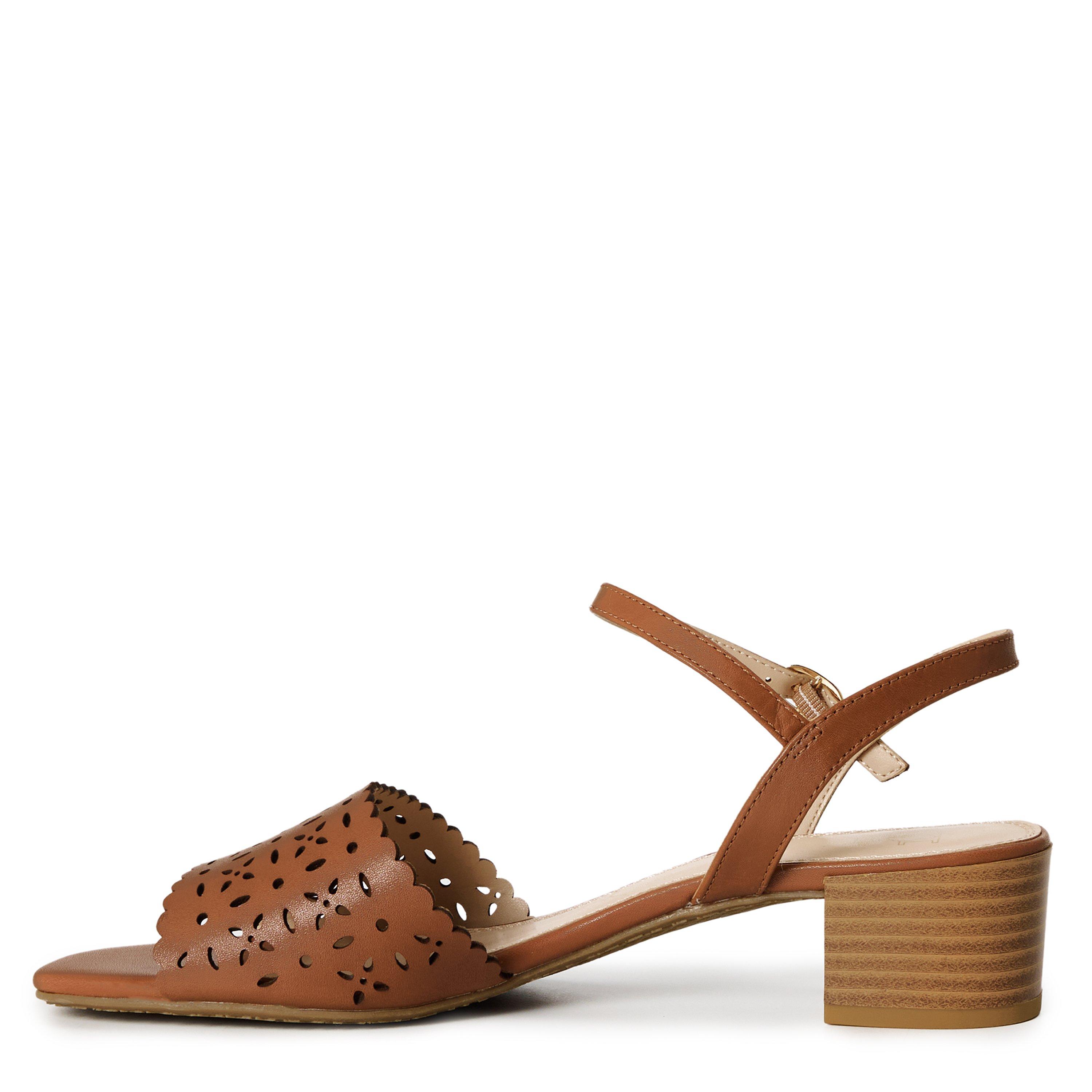 Tan - Dune London - Women's Josephina Block Court Shoes - 2