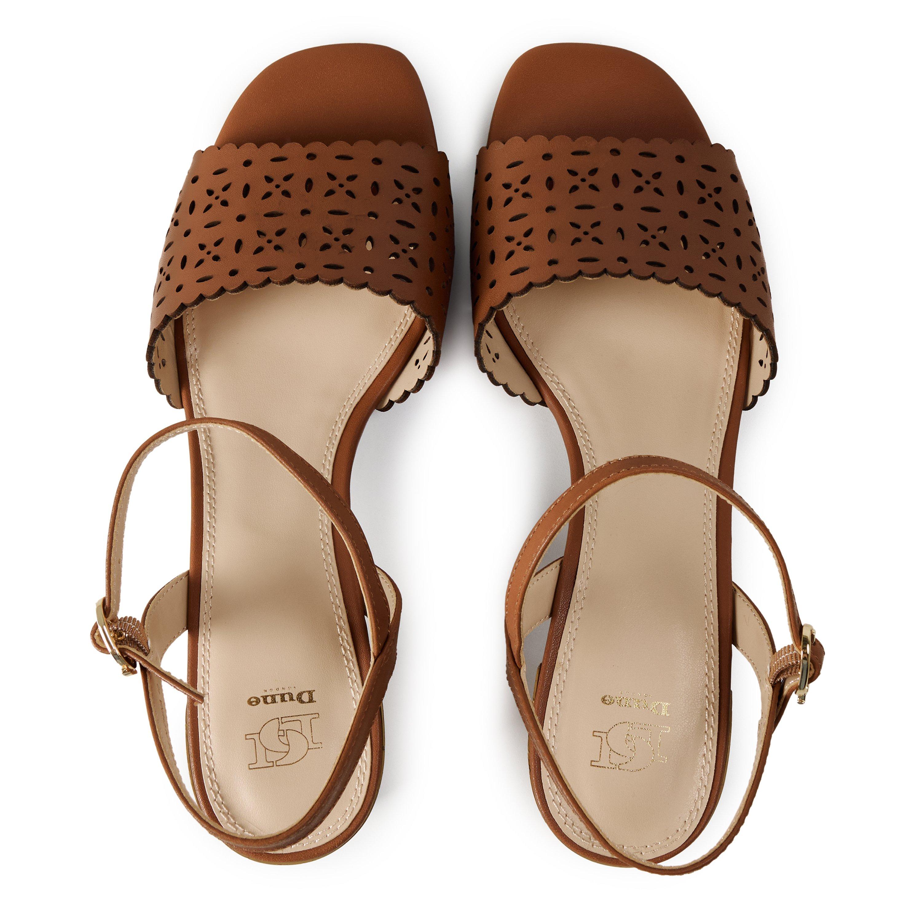Tan - Dune London - Women's Josephina Block Court Shoes - 4