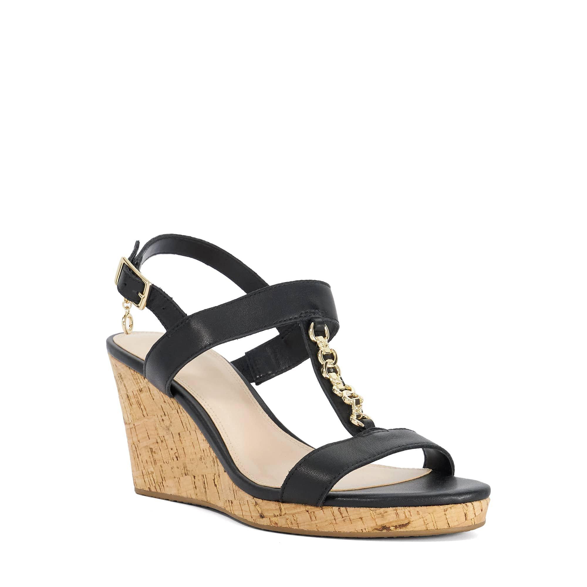 Black - Dune London - Women's Kasslie Wedge Heeled Sandals - 2