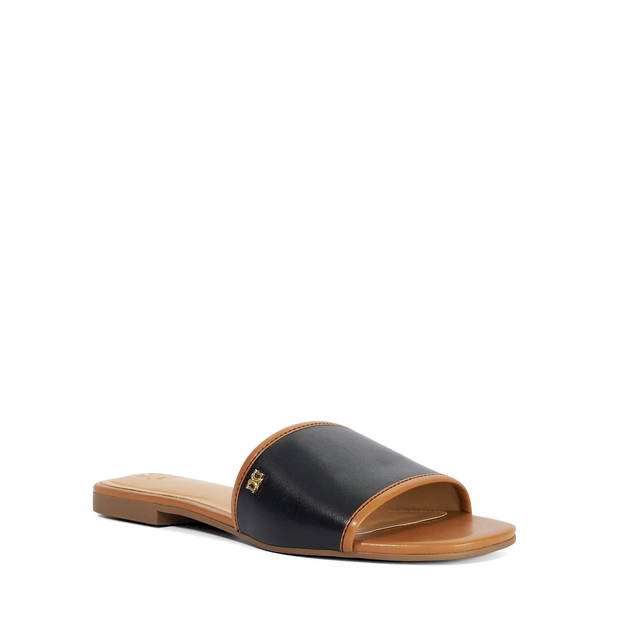 Noir - Dune London - Women's Laras Flat Sandals - 2