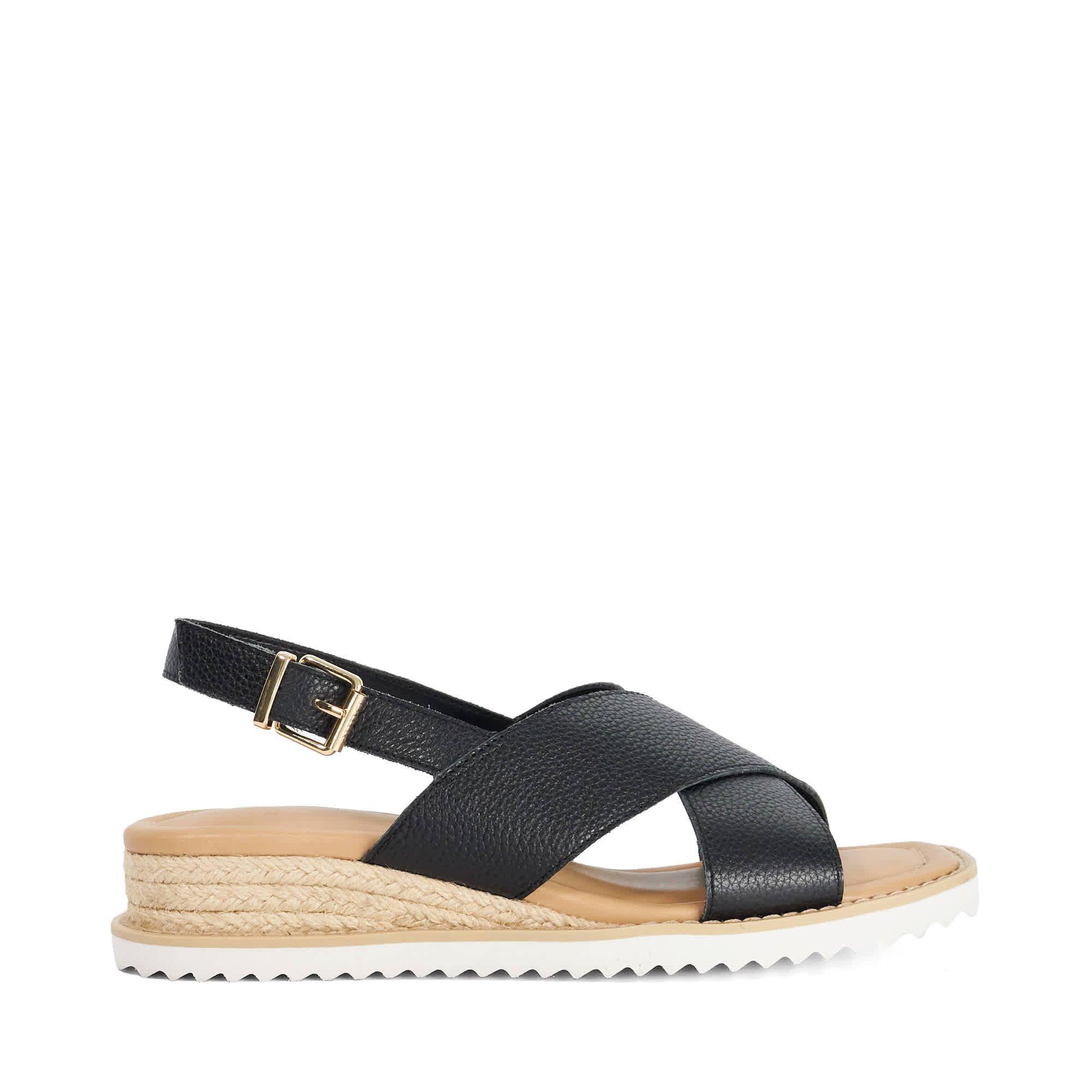 Dune London Women's Lemesos Flat Sandals - Black - 8 (41)