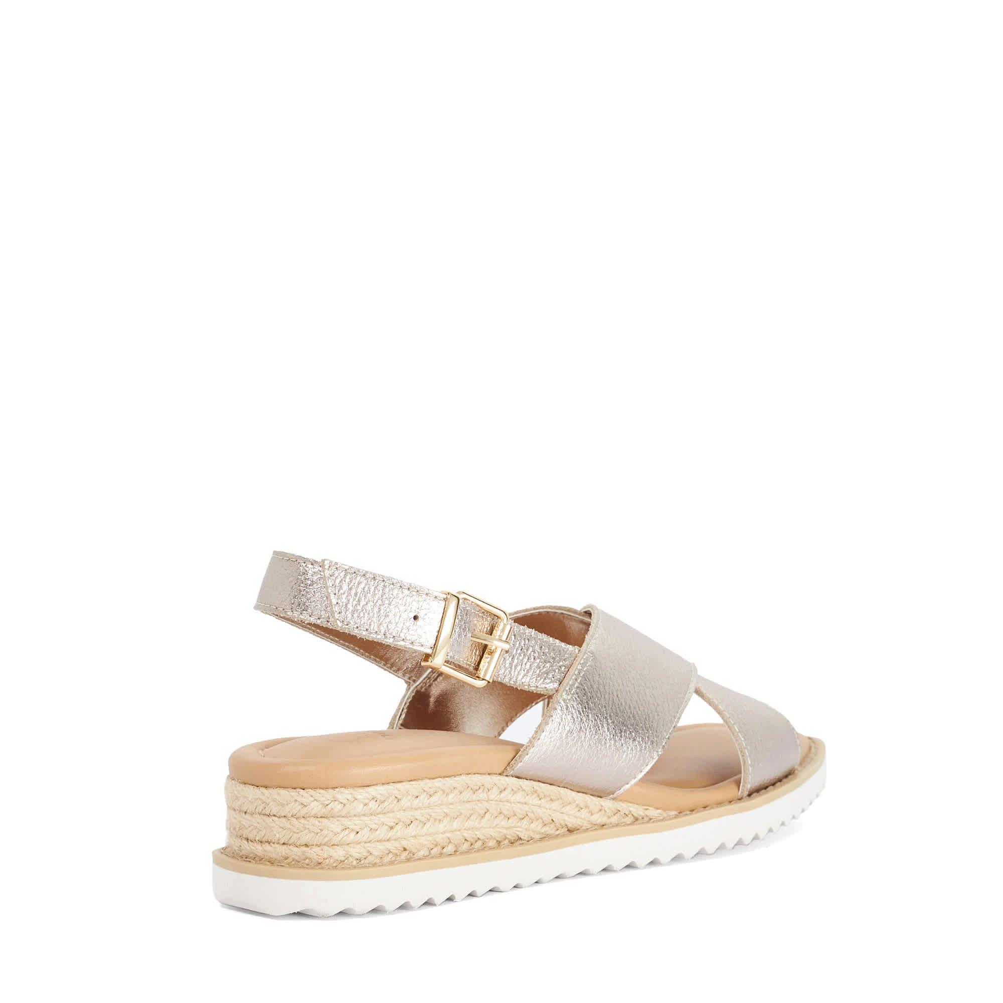 Gold - Dune London - Women's Lemesos Flat Sandals - 3