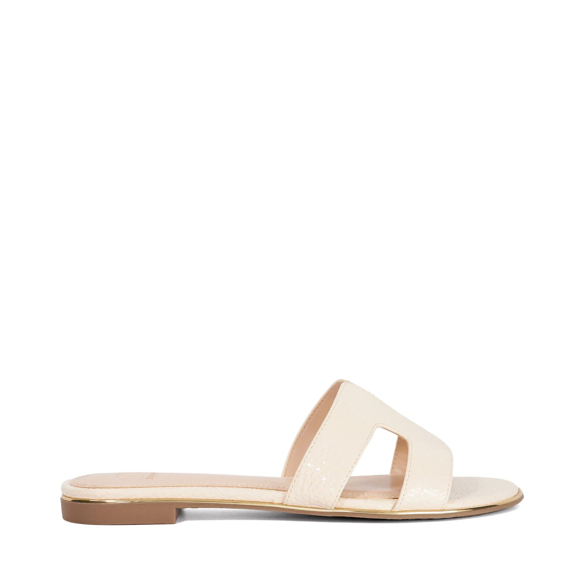 Dune London Women's Ludlows Flat Sandals - Ecru - 7 (40)