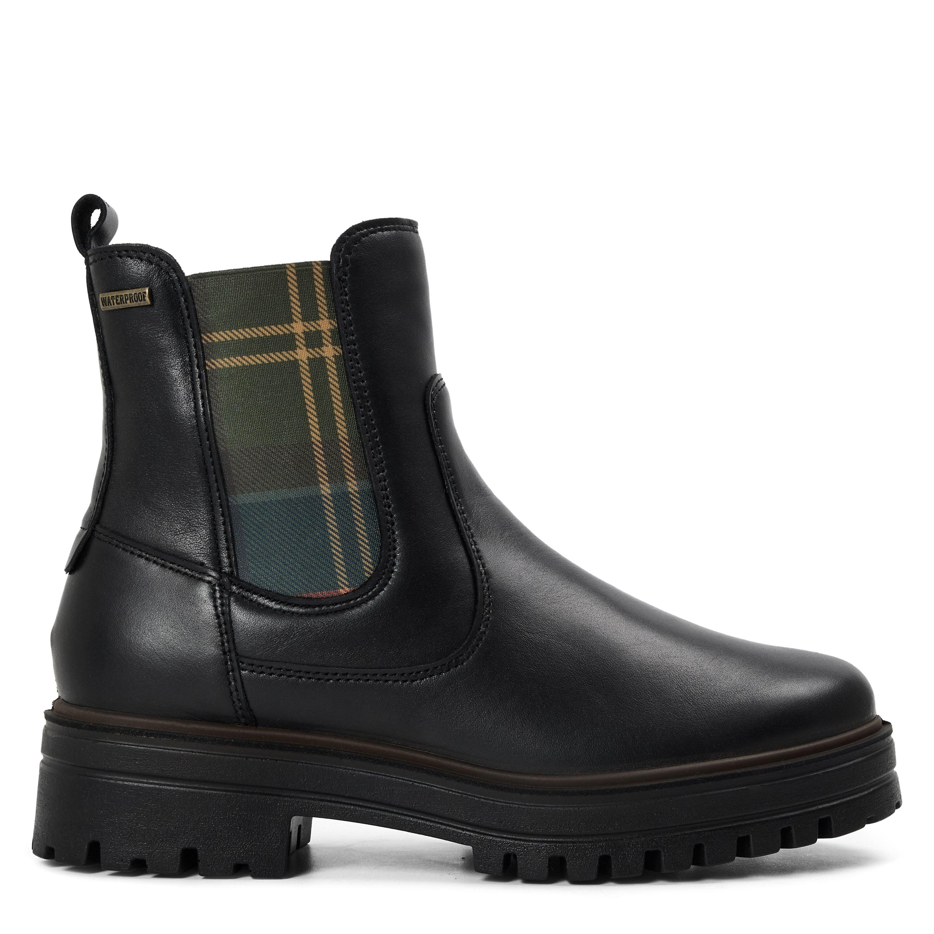 Barbour Women's Amberley Leather Chelsea Boots - Black - 6 (40)