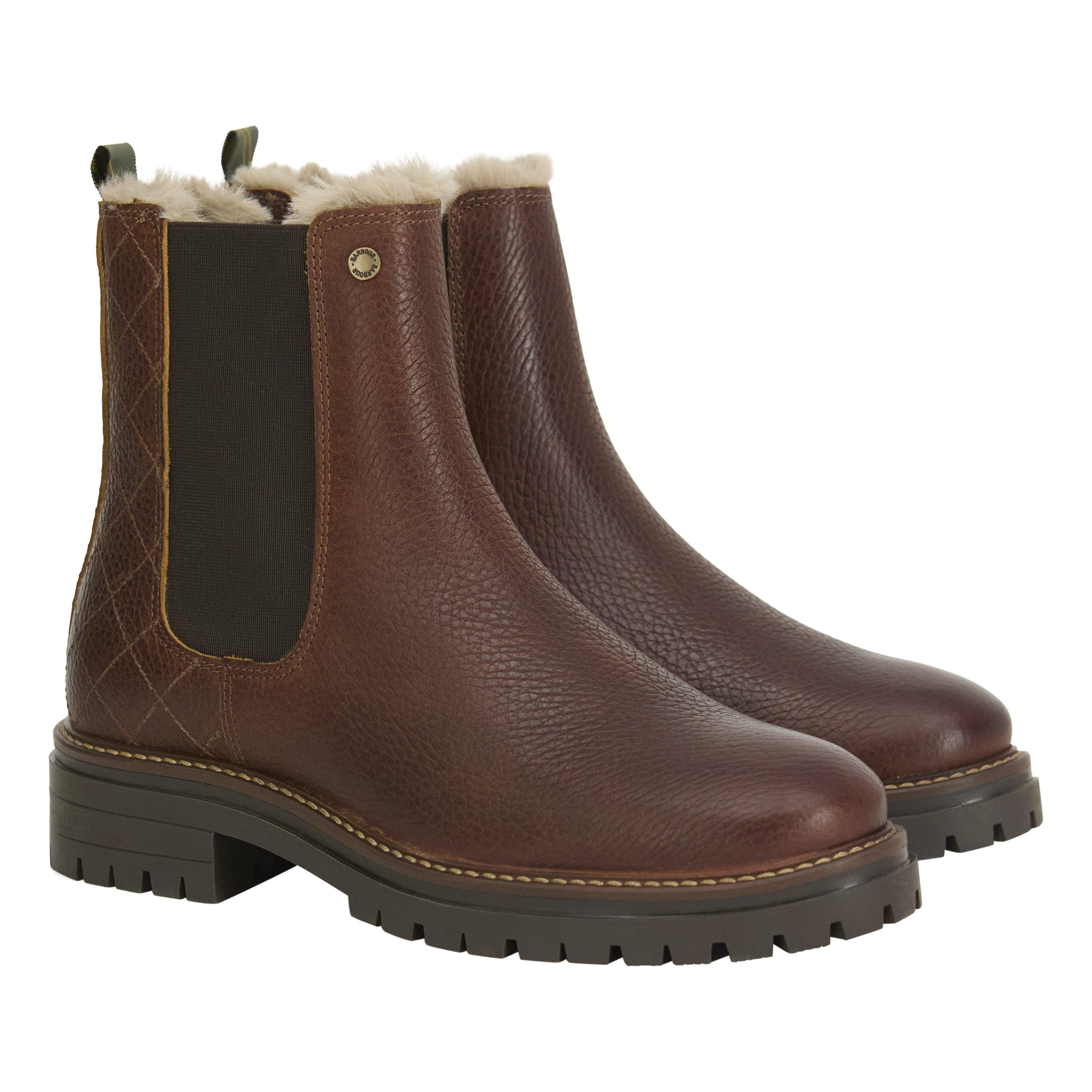 Brown - Barbour - B.Li Evie Faux Fur Ld64 - 4
