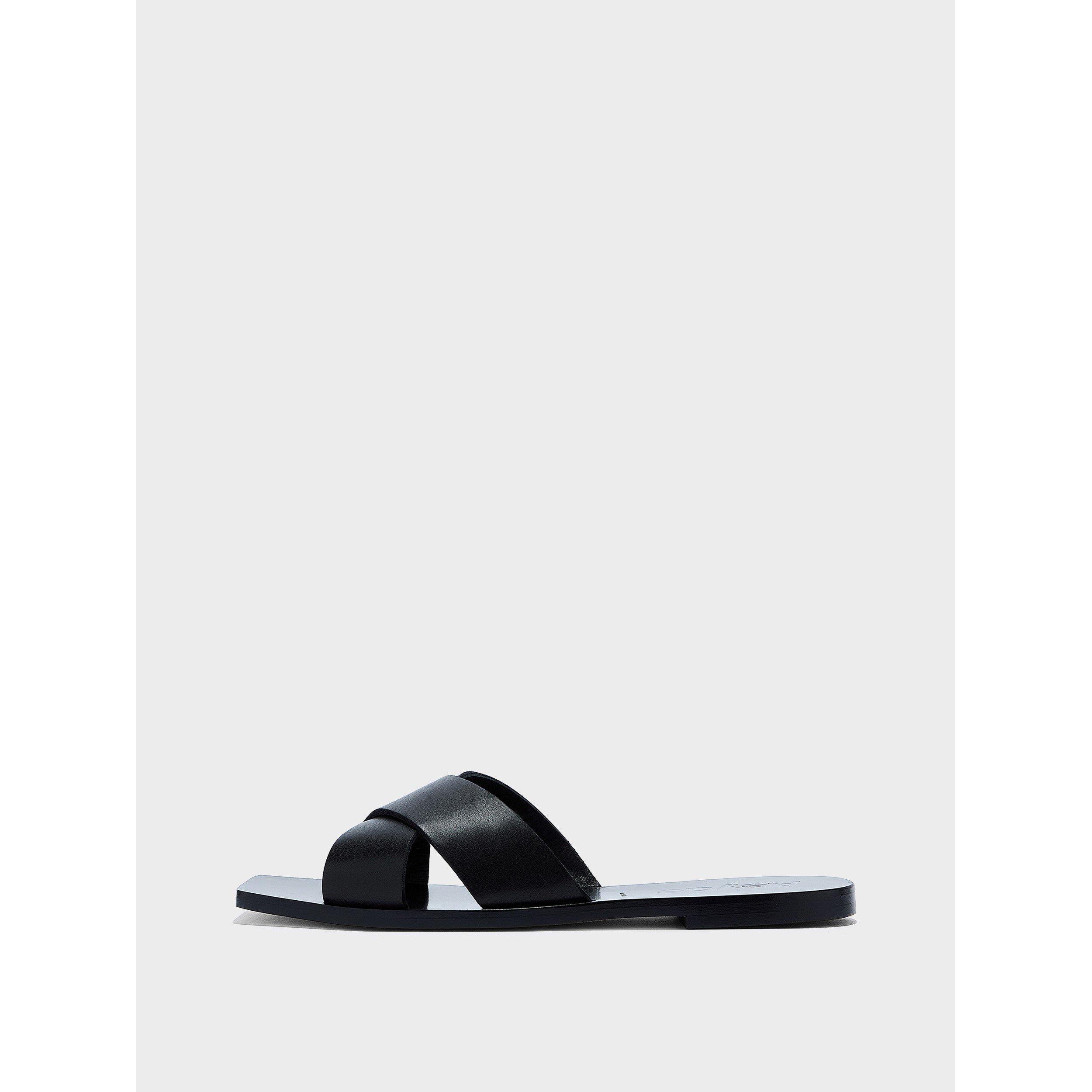 Moka - Aeyde - Women's Faye Flat Sandals - 3