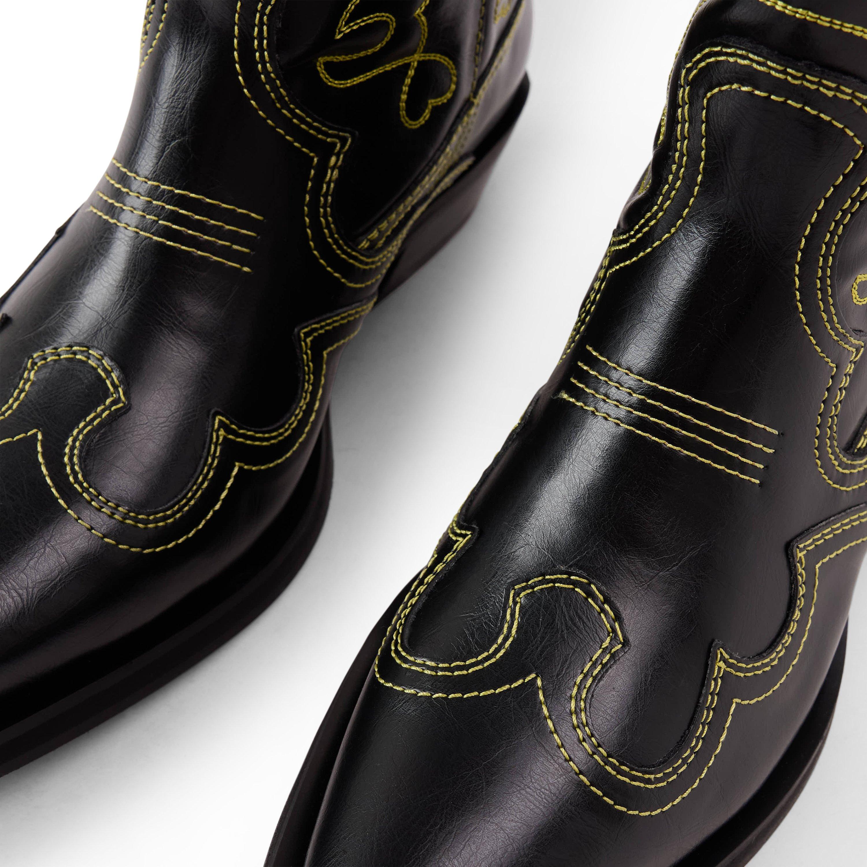 Blazing Yellow - Ganni - Ganni Shft Wstrn Crk Ld62 - 3