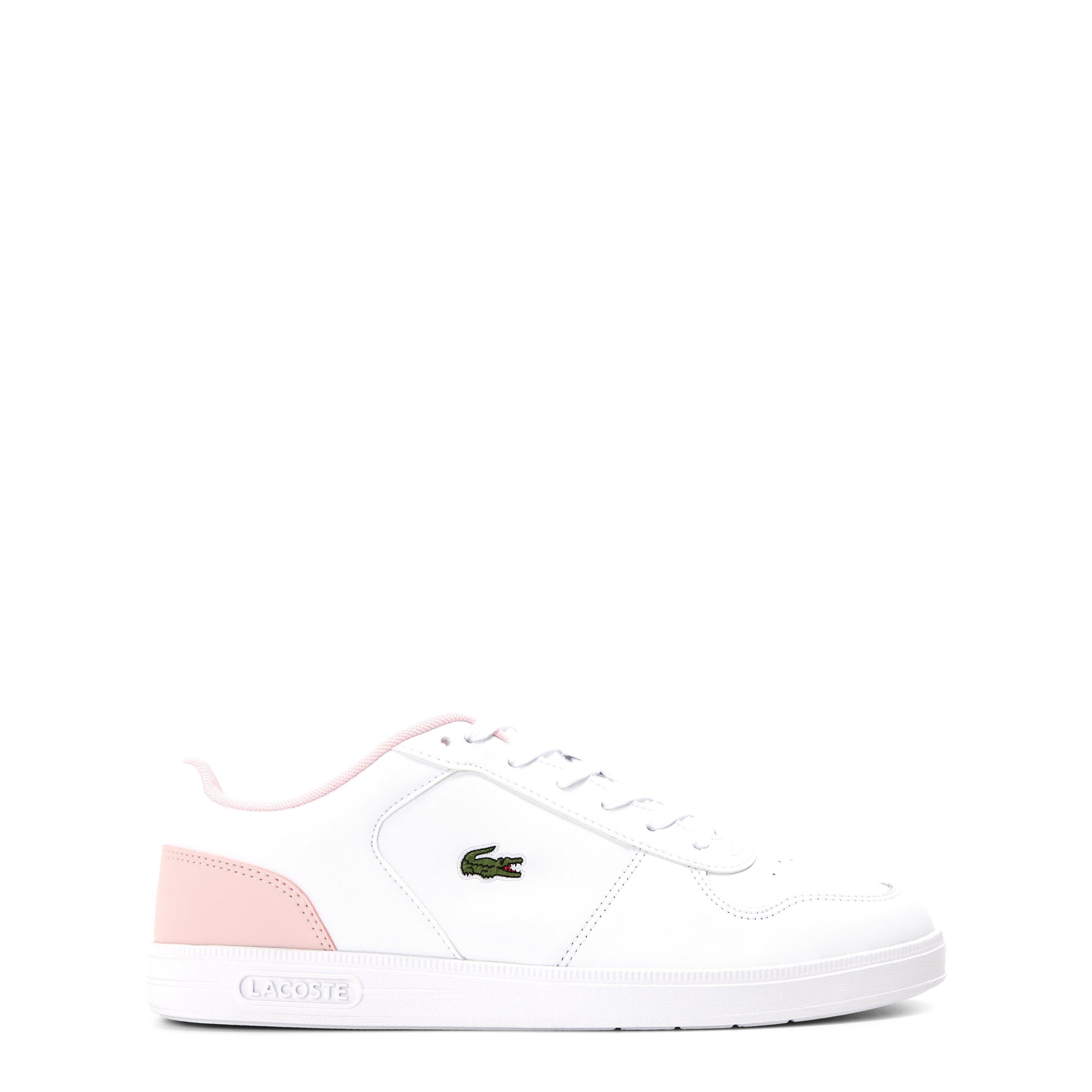 Lacoste Women's Low-Top Trainers - White/Pink - 7 (40.5)