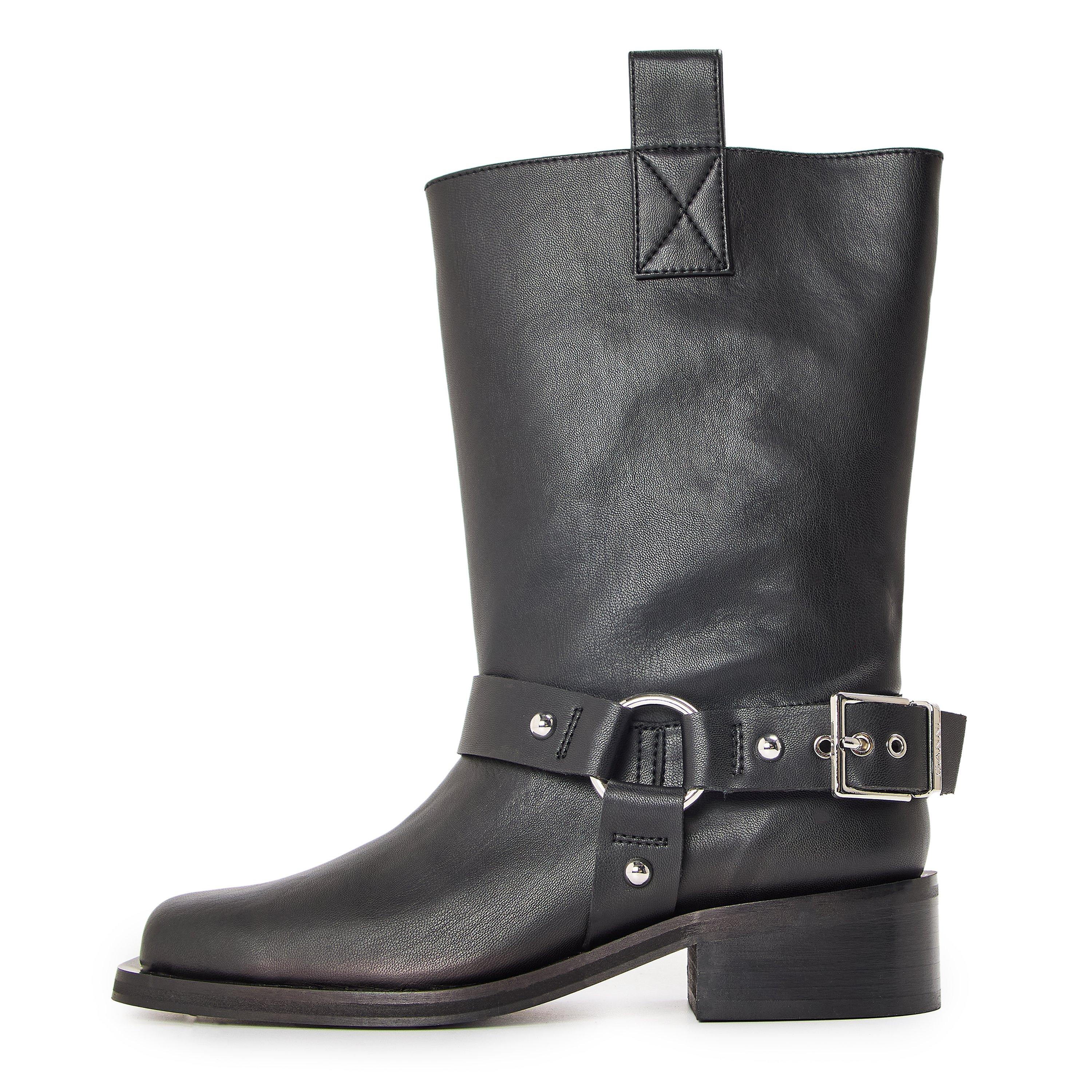 Black - Ganni - Ganni Md Shft Bkr Bt Ld62 - 2