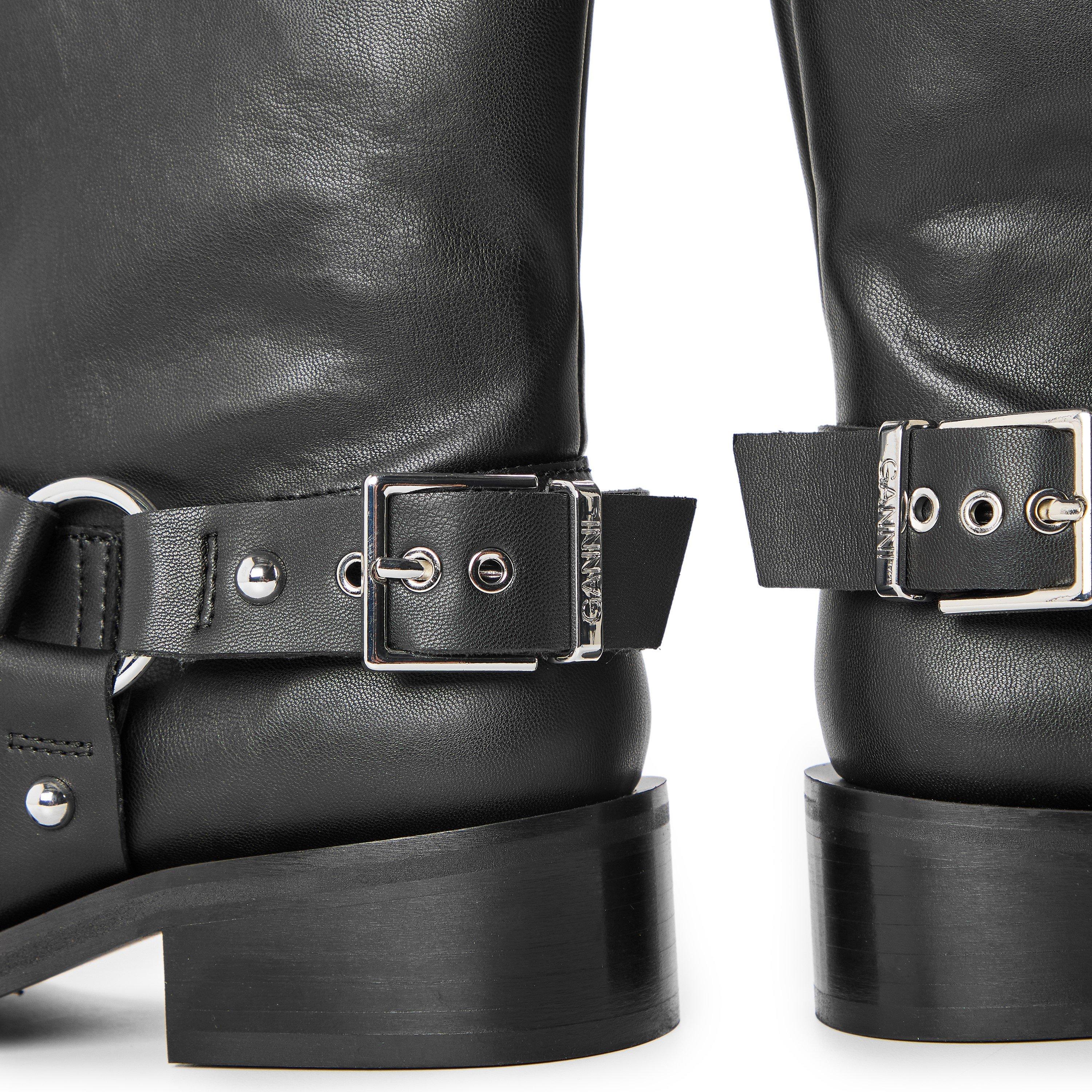 Black - Ganni - Ganni Md Shft Bkr Bt Ld62 - 3