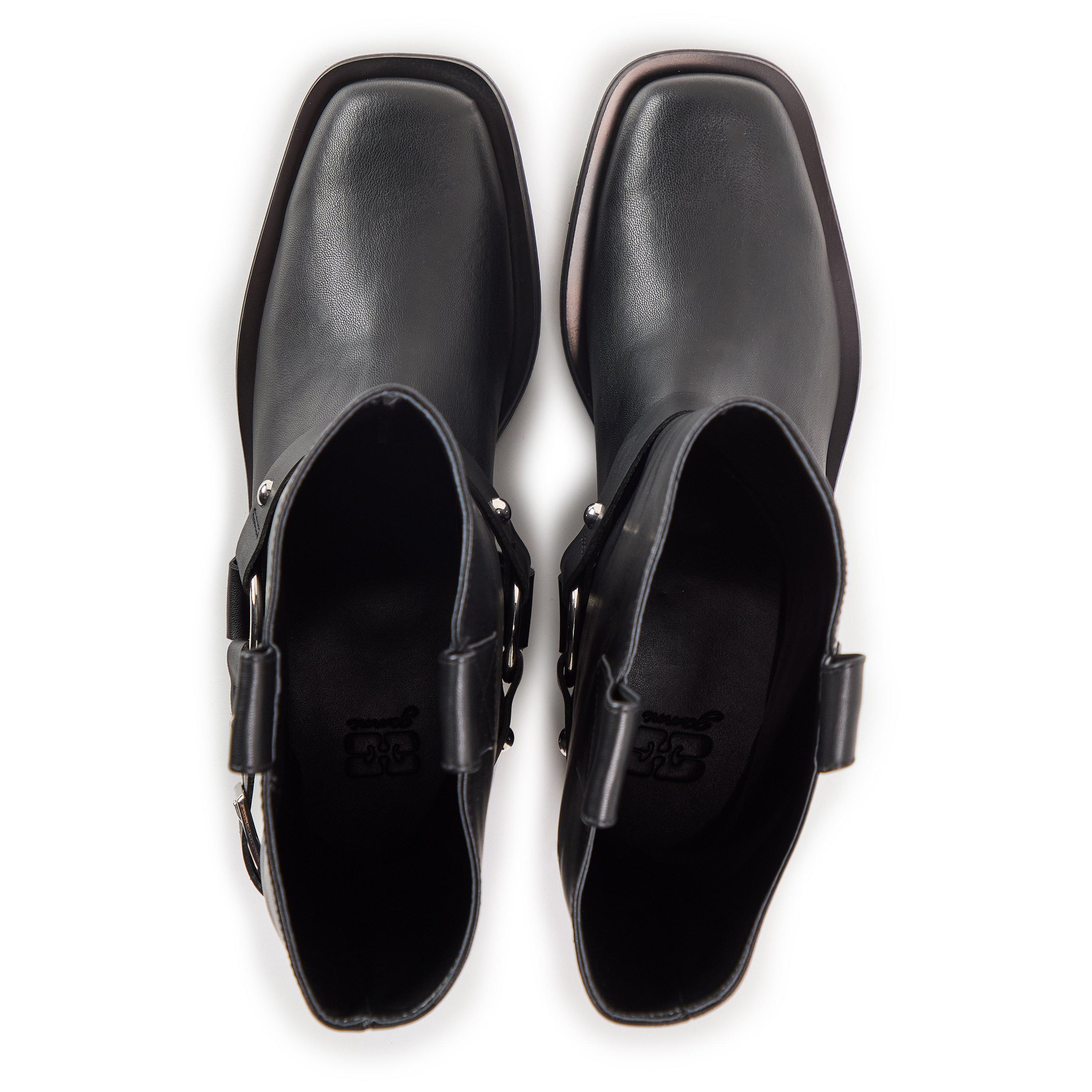 Black - Ganni - Ganni Md Shft Bkr Bt Ld62 - 4