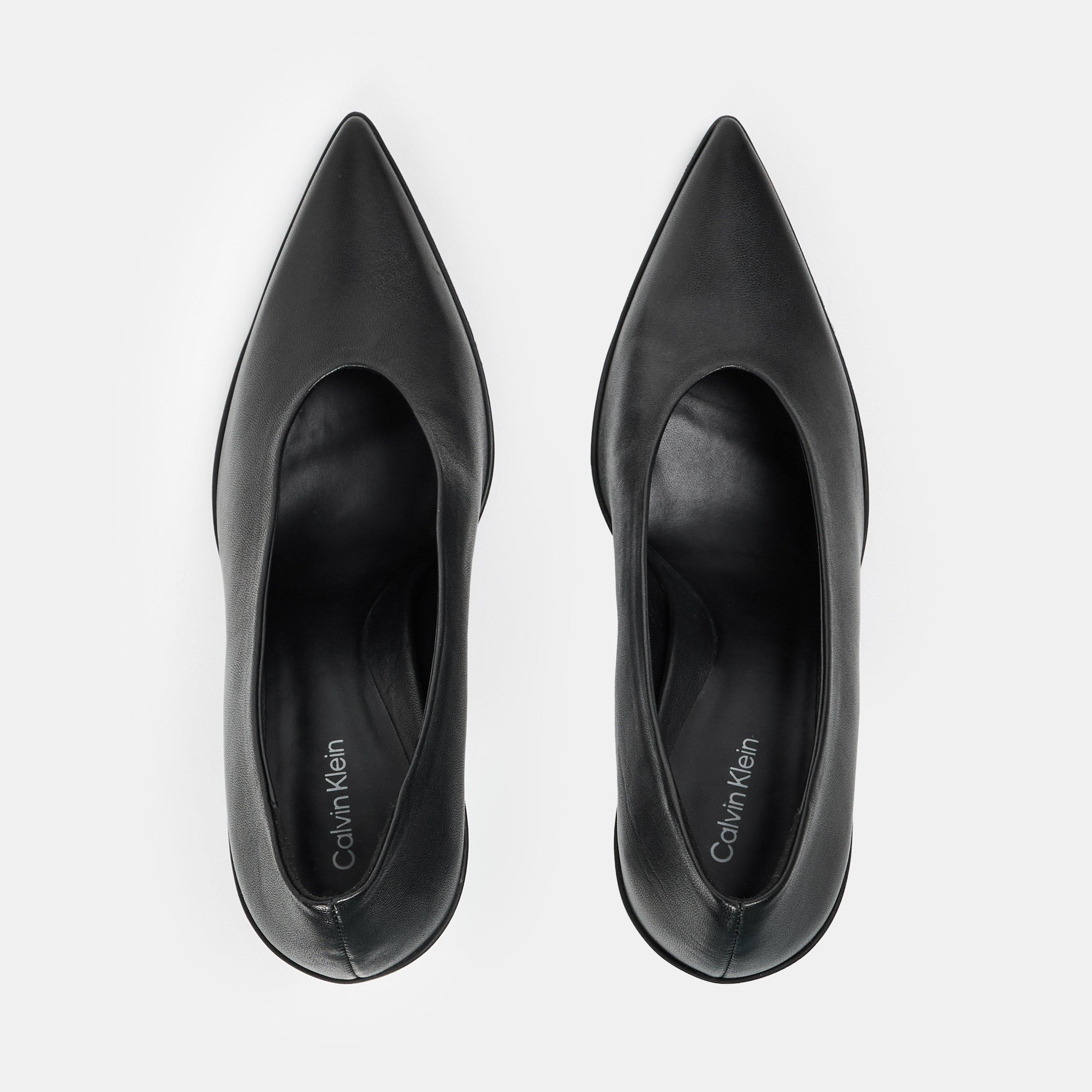 Black - Calvin Klein - Women's Wrap Stiletto Court Shoes - 5