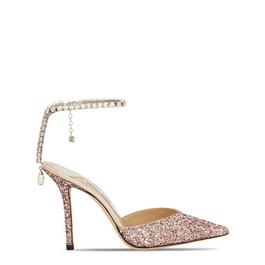 Jimmy Choo Saeda 100 Glitter Pumps