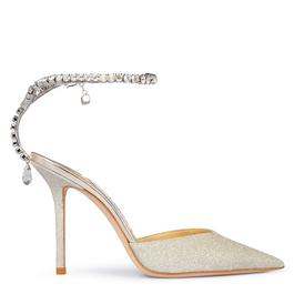 Jimmy Choo Saeda 100 Glitter Pumps