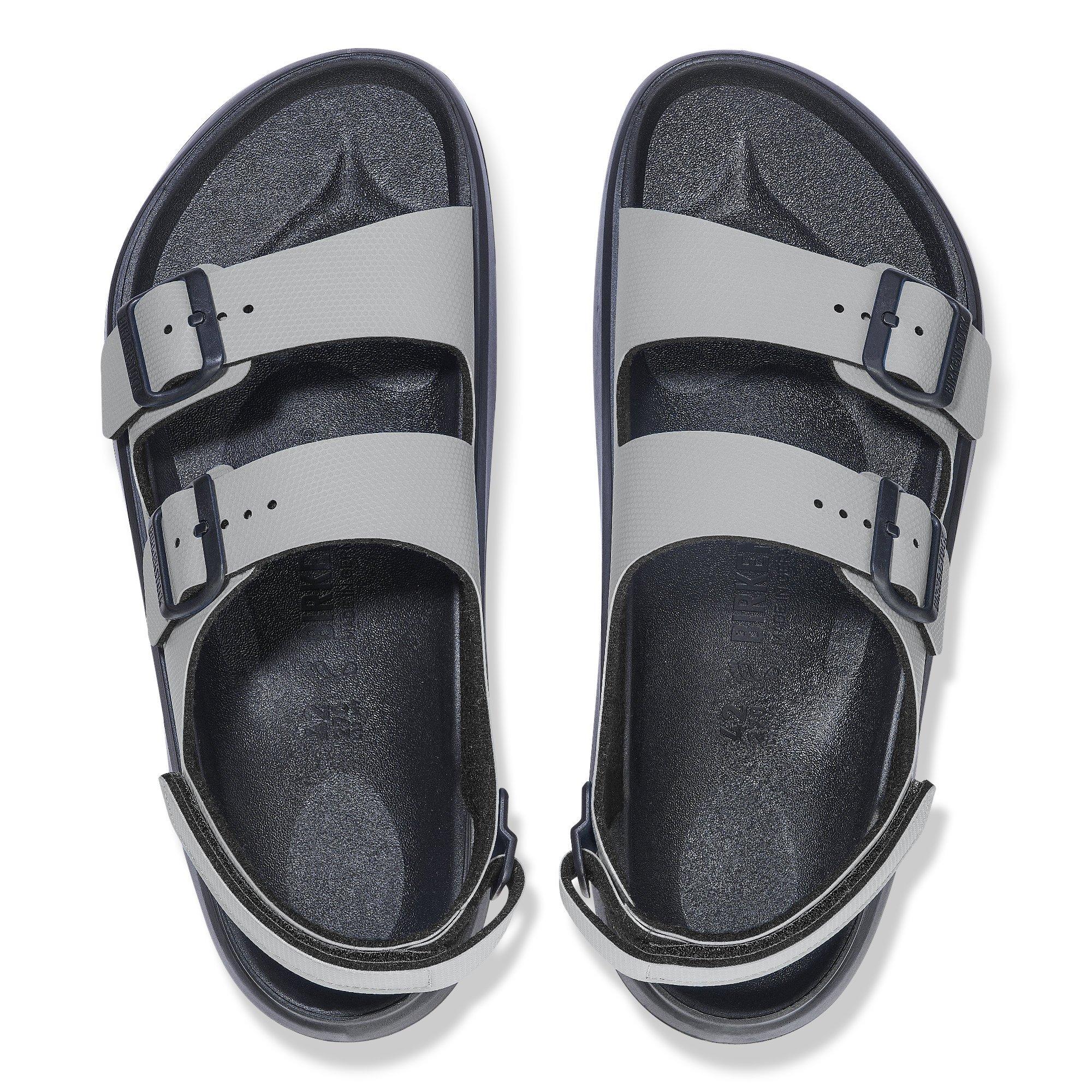 Gray - Birkenstock - WOODY LOGO SLIDE - 3
