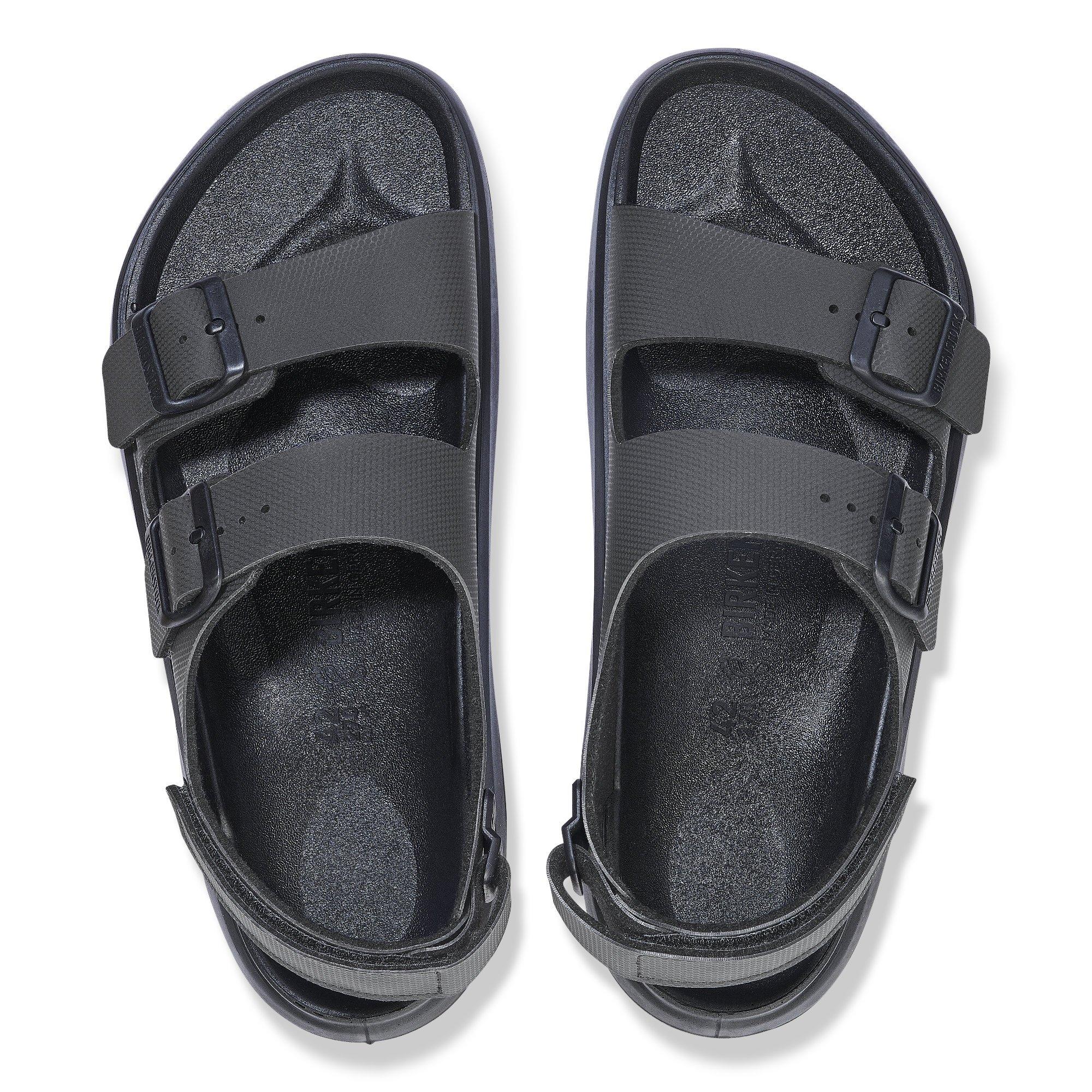 Black - Birkenstock - WOODY LOGO SLIDE - 3