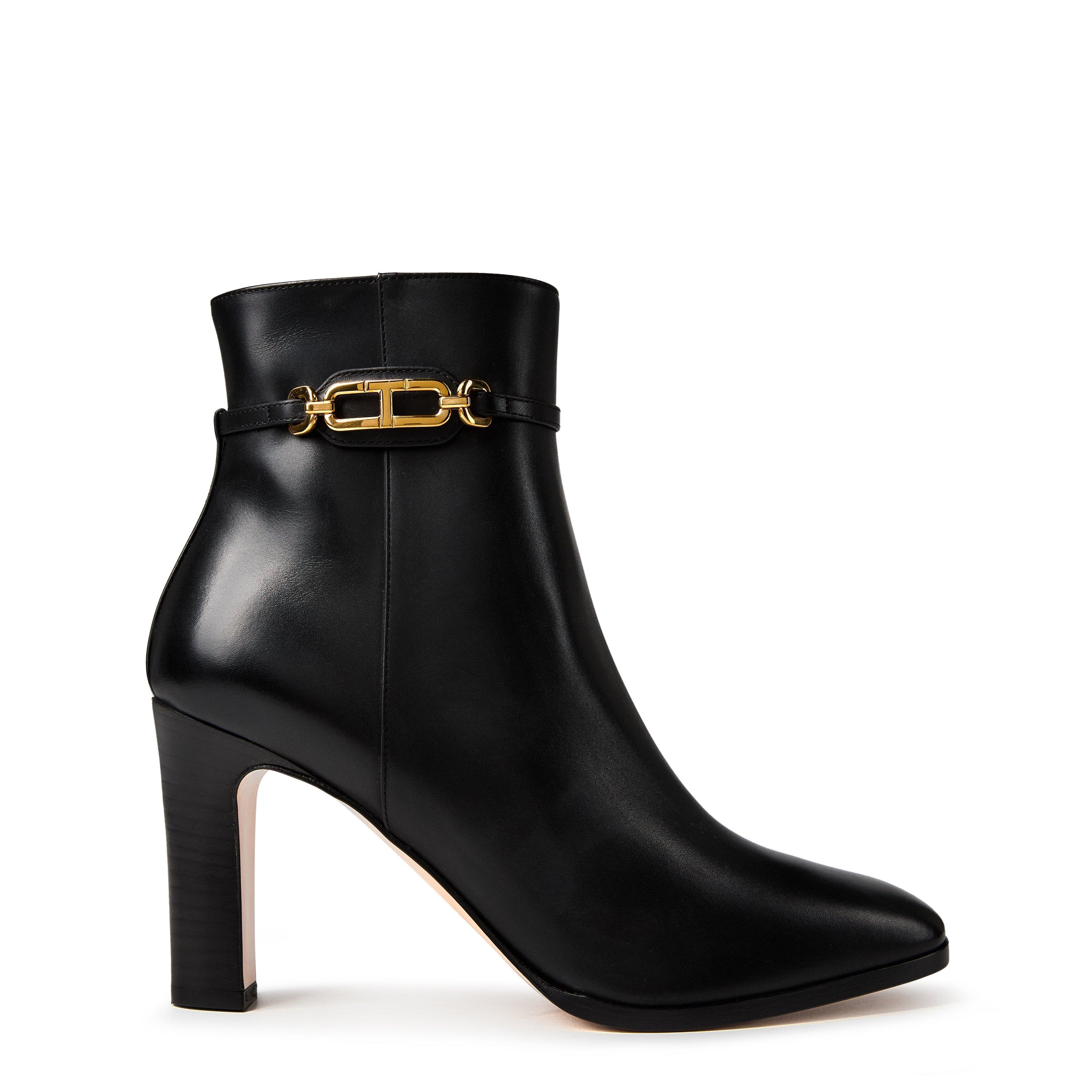 Black - Tom Ford - Leather Whitney Ankle Boot - 1