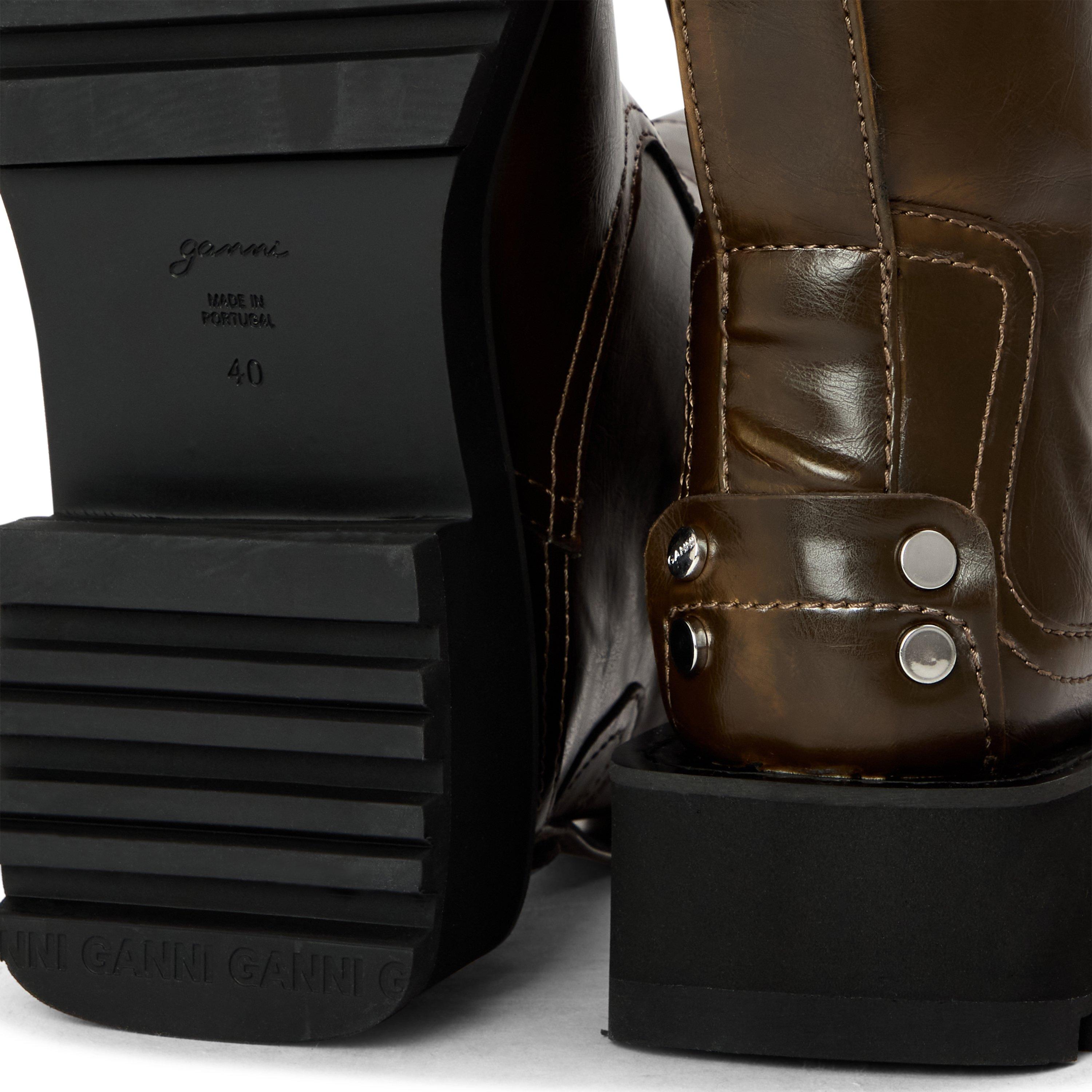 Dark Olive - Ganni - Ganni Studs Crnkl lt Ld62 - 3