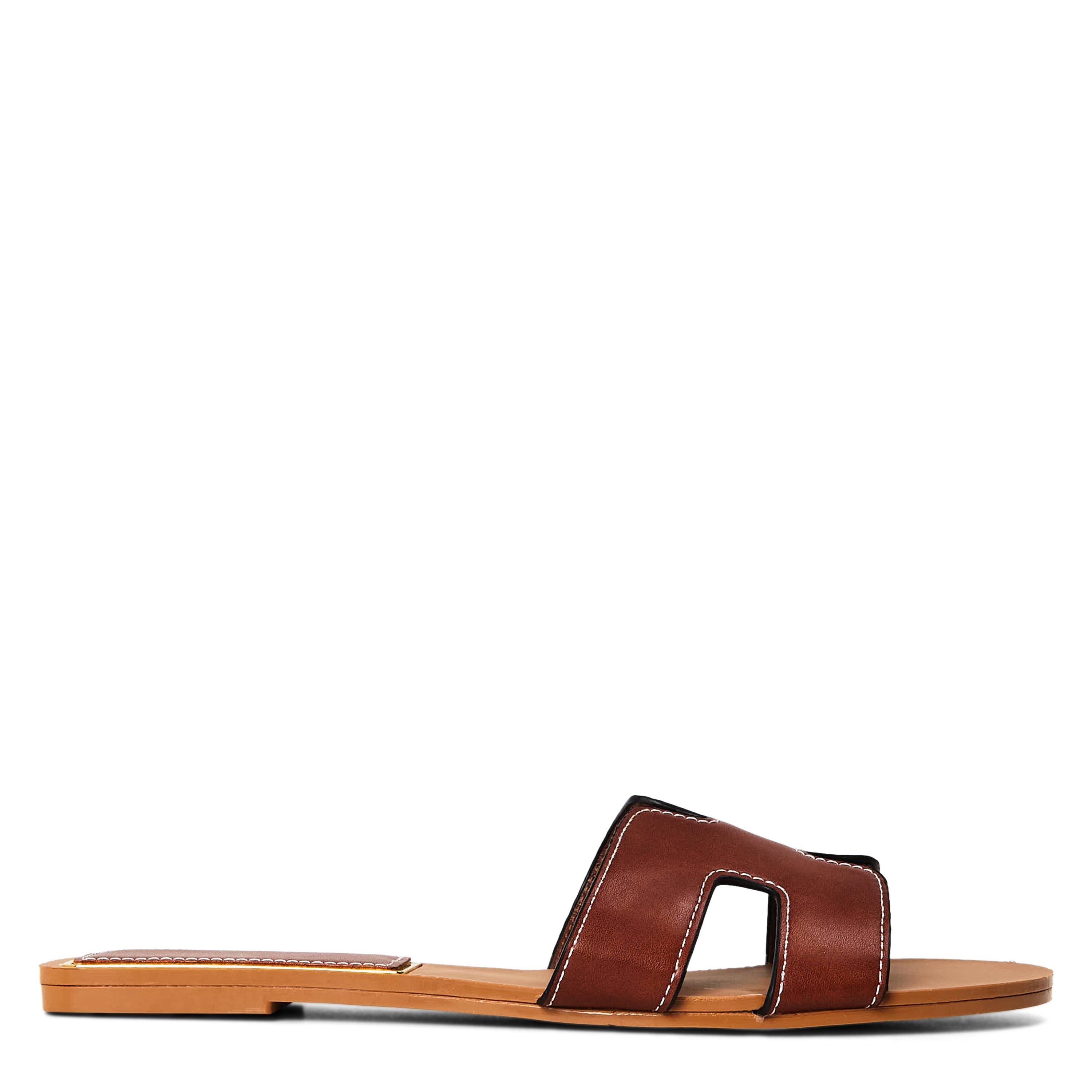 Where’s Cut Out Design Slide On Sandals
