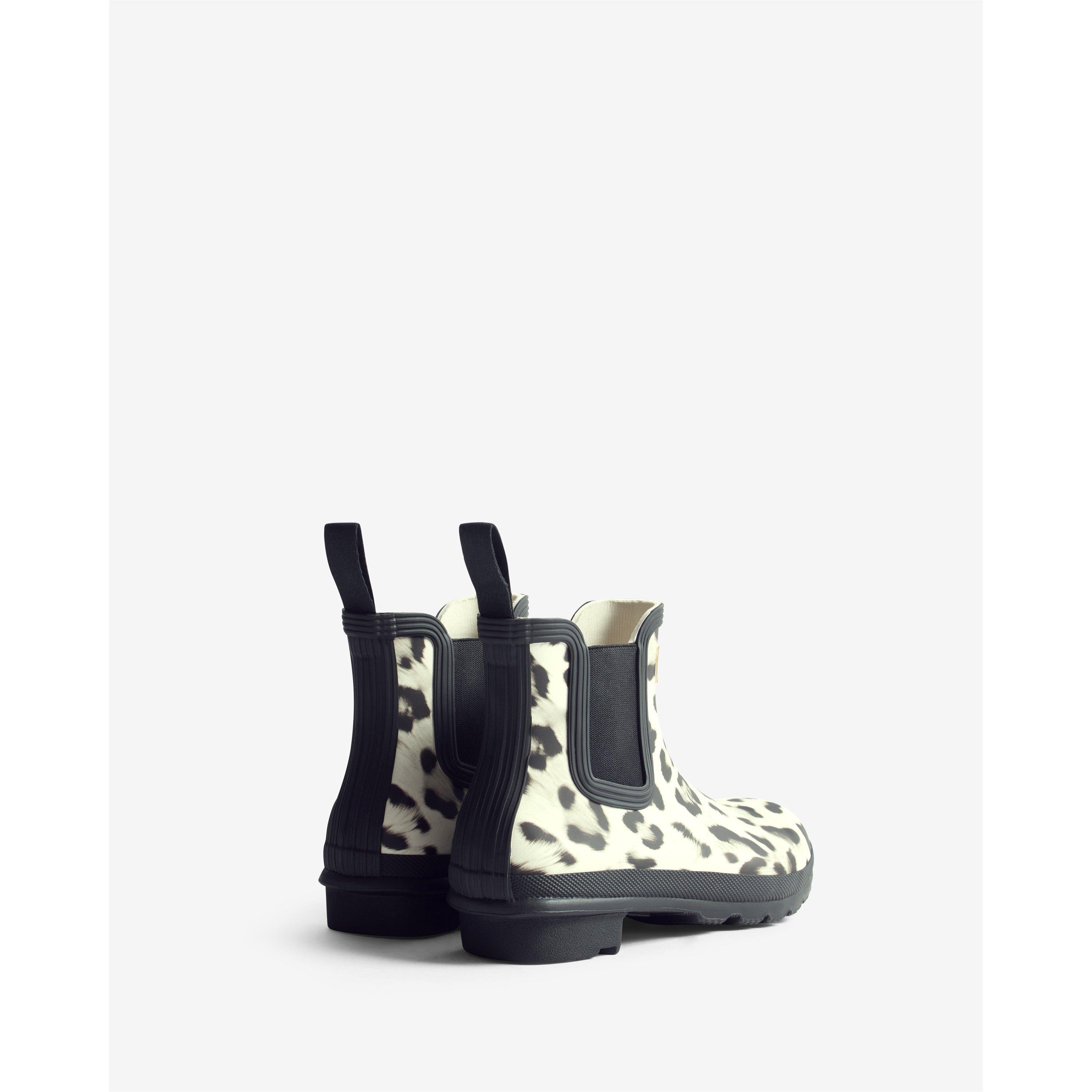 Snow Leprd/Blk - Hunter - Women's Snow Lprd Chlse Chelsea Boots - 3