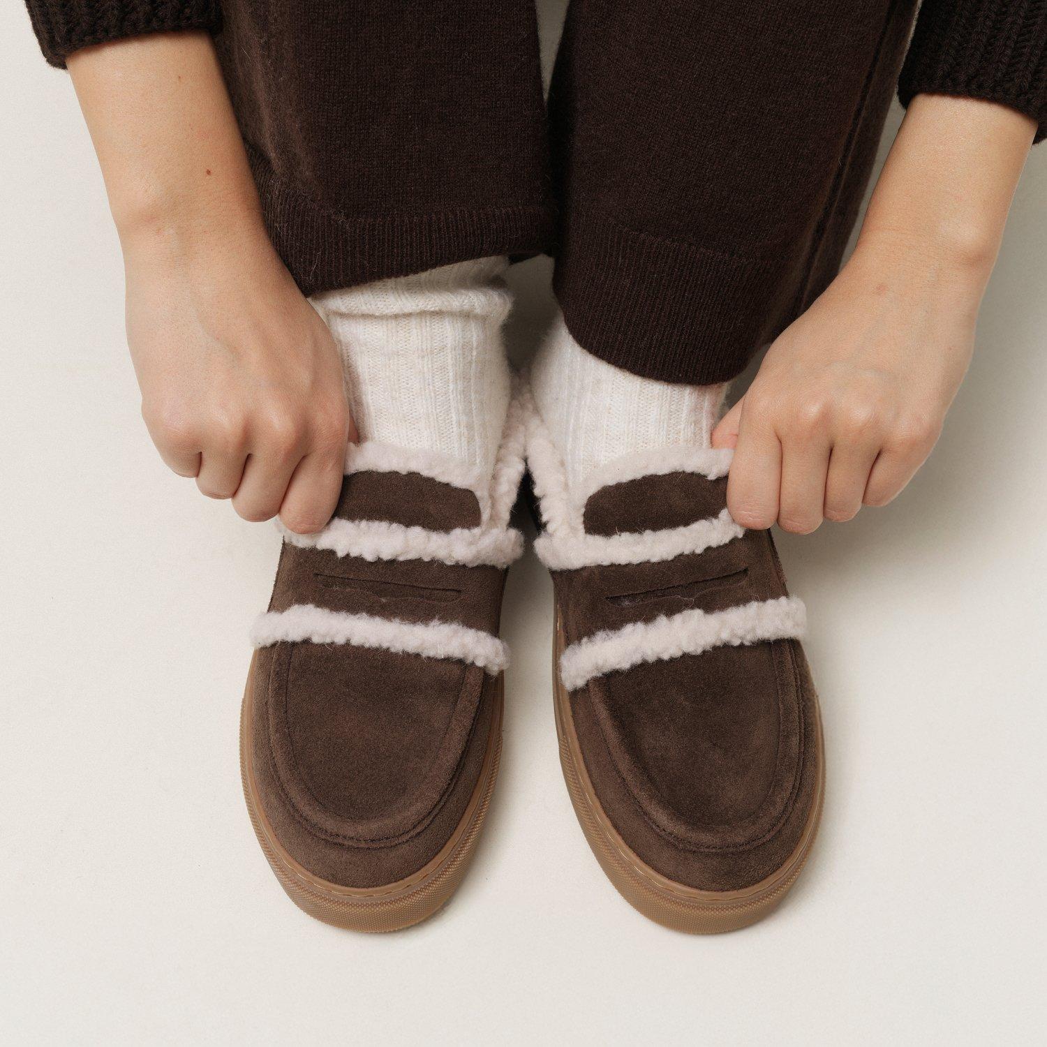 Dark Brown - Inuikii - Inuikii Wool Mule Ld71 - 1