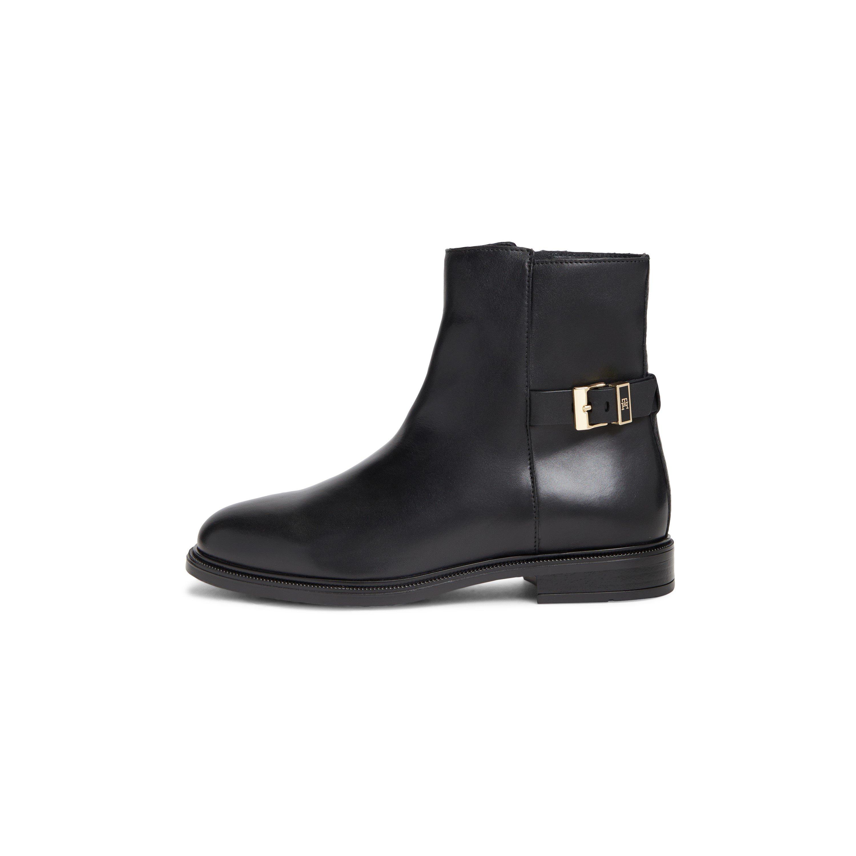 Black - Tommy Hilfiger - Tommy Buckle Ank Bt Ld64 - 1
