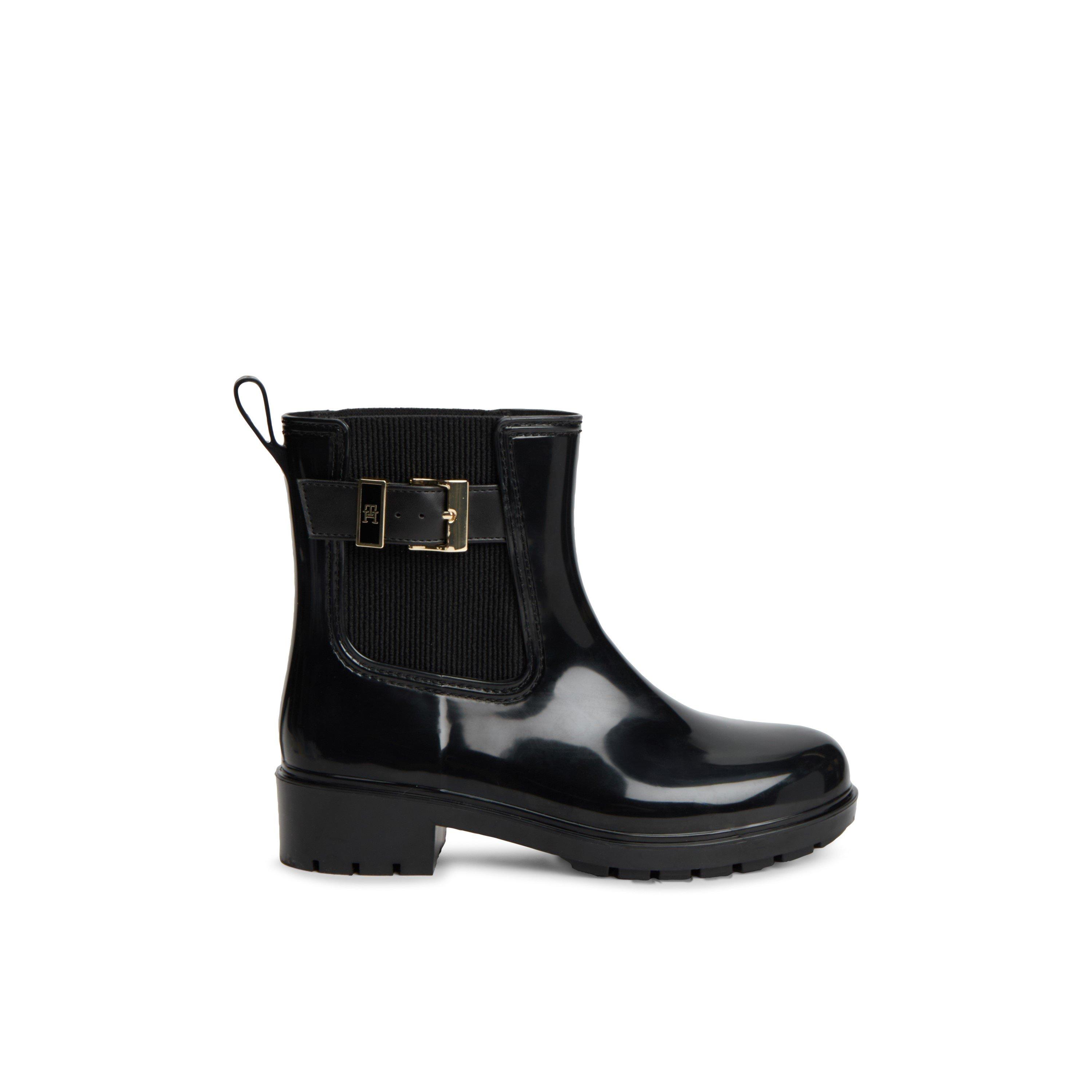 Black - Tommy Hilfiger - Tommy Buckle Rain Bt Ld64 - 1