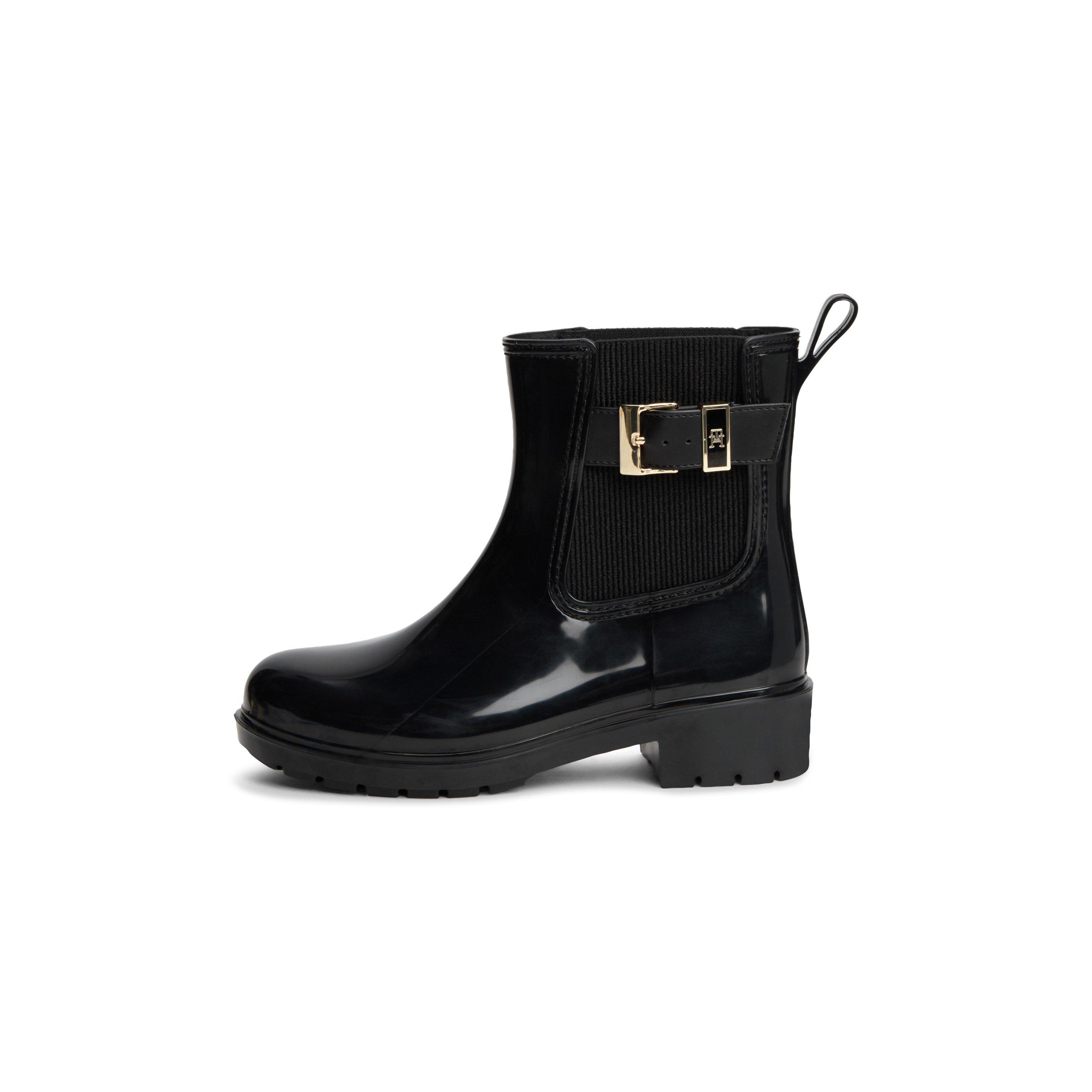 Black - Tommy Hilfiger - Tommy Buckle Rain Bt Ld64 - 6