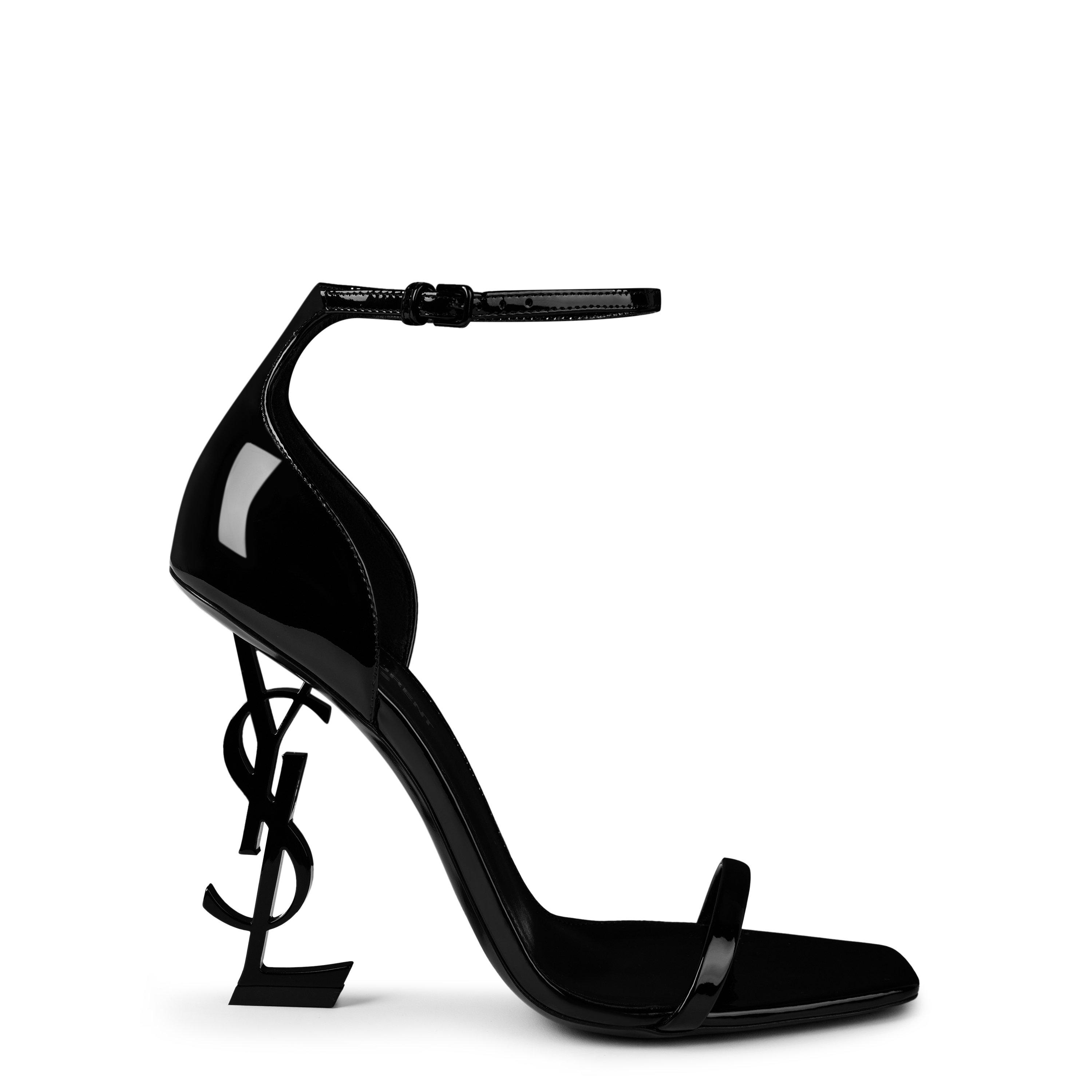 Saint Laurent Opyum 110 Sandals - Black 1000 - Size 6 (39)