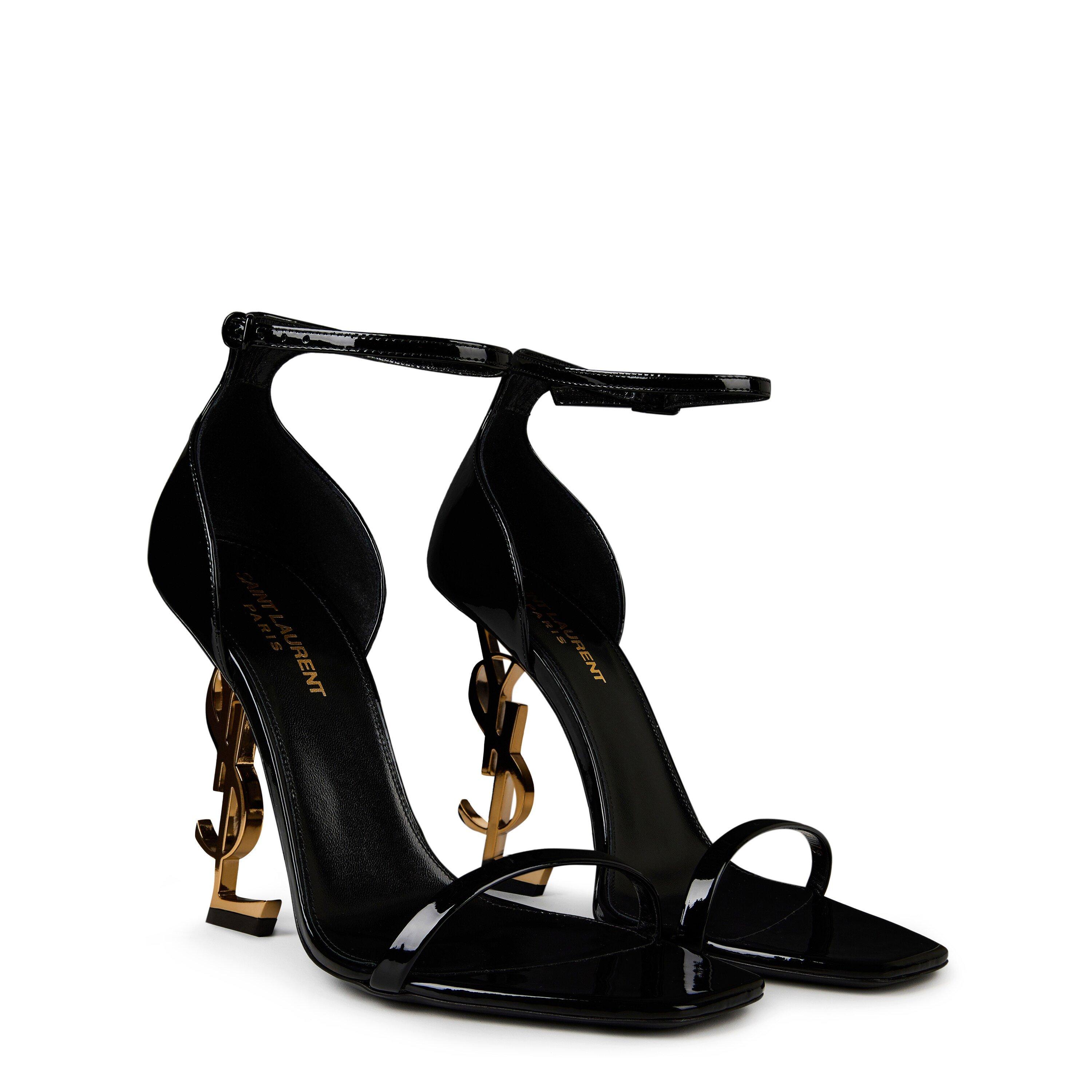 Black/Gold 1000 - Saint Laurent - Opyum 110 Sandals - 5