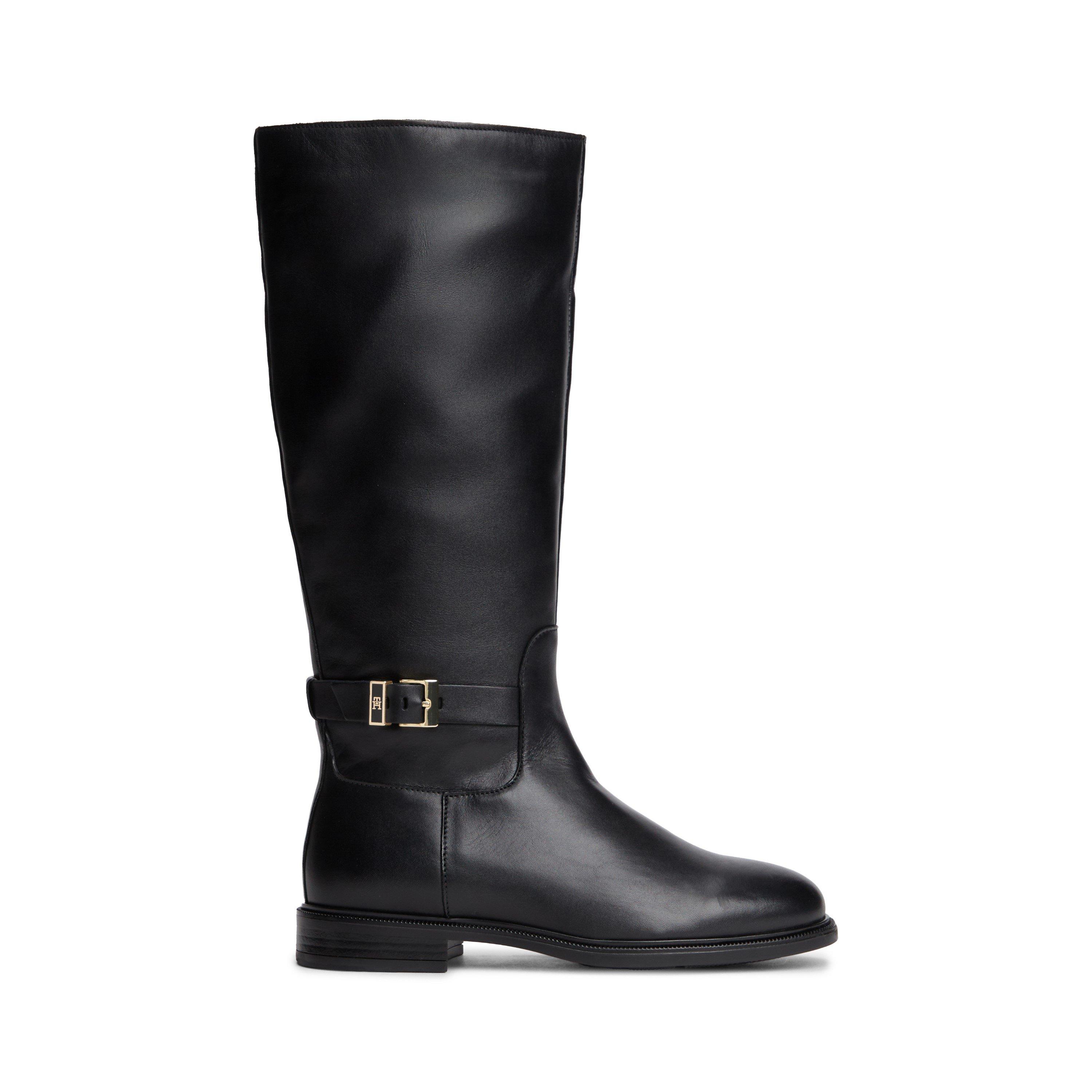 Black - Tommy Hilfiger - Tommy Buckle Knee Bt Ld64 - 1