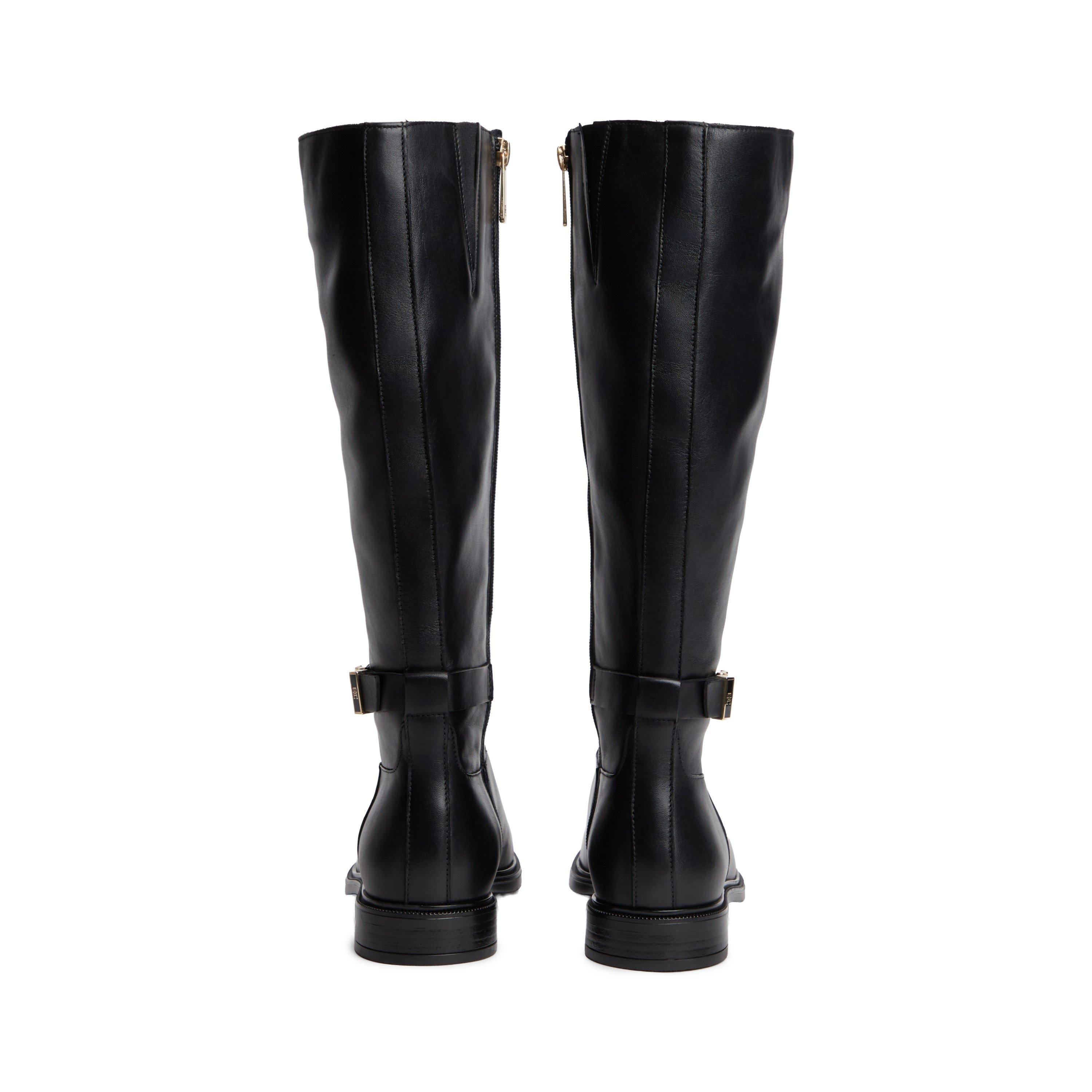 Black - Tommy Hilfiger - Tommy Buckle Knee Bt Ld64 - 4