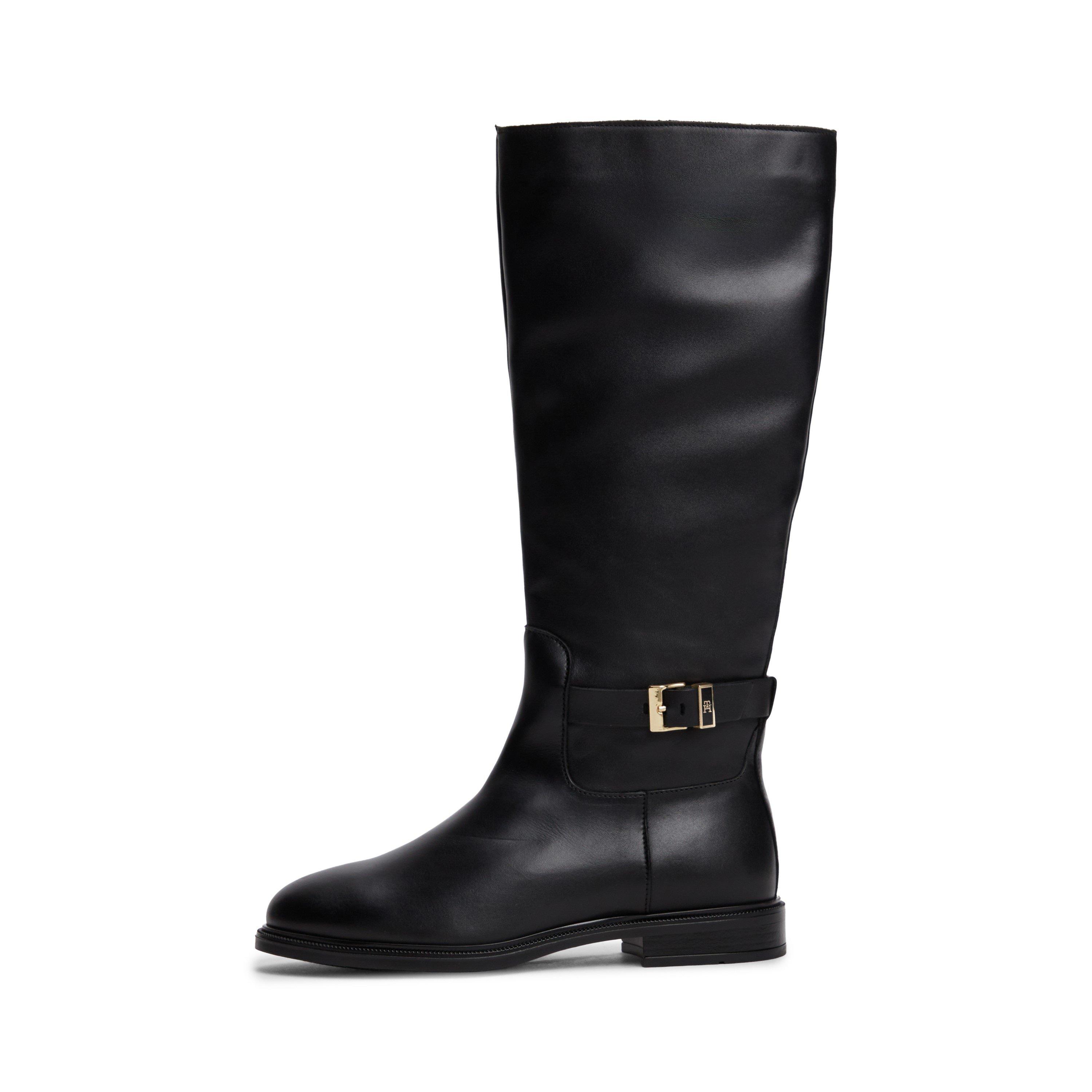 Black - Tommy Hilfiger - Tommy Buckle Knee Bt Ld64 - 6