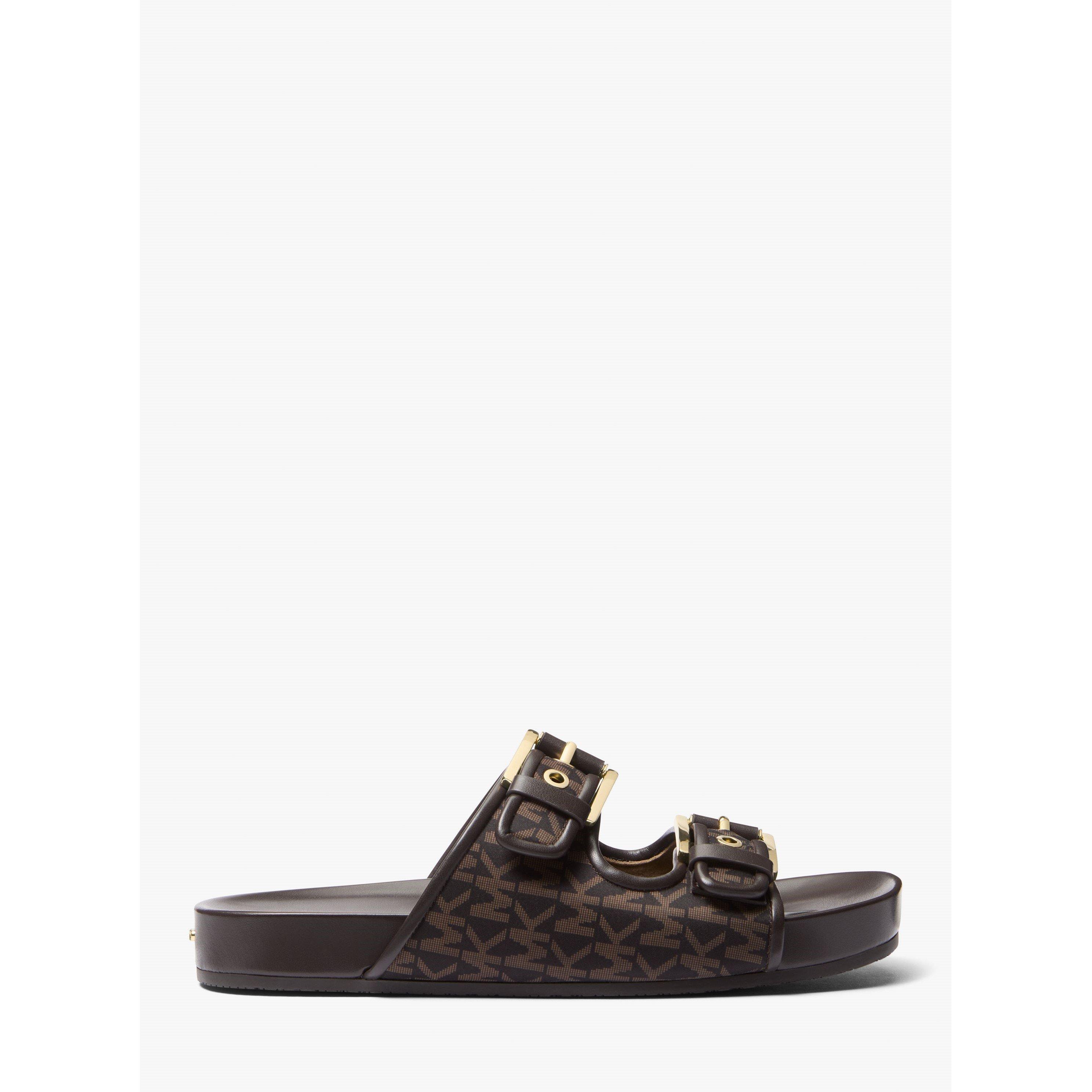 Brown - MICHAEL Michael Kors - Women's Byers Flat Sandals - 2