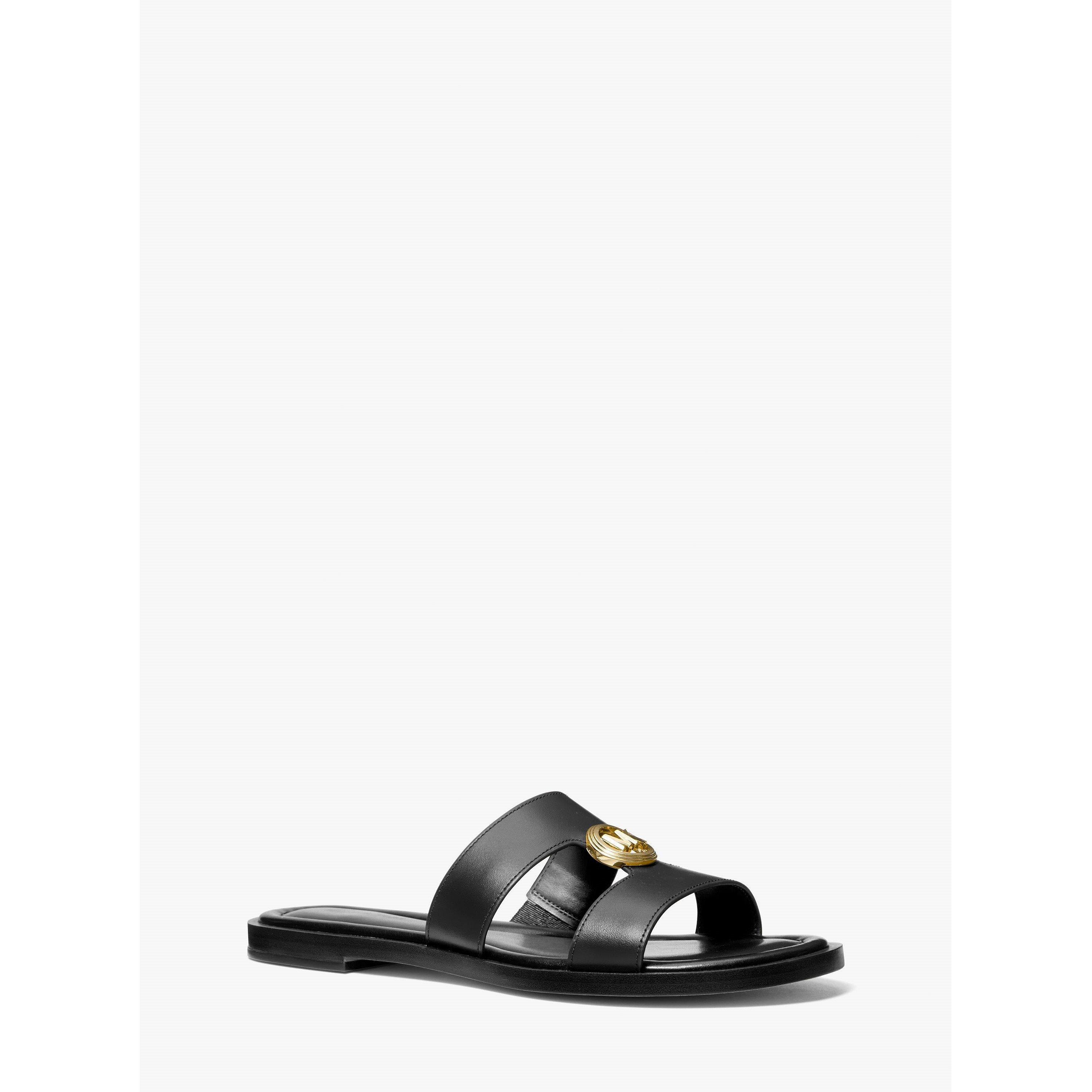 Black - MICHAEL Michael Kors - Women's Erin Flat Sandals - 1