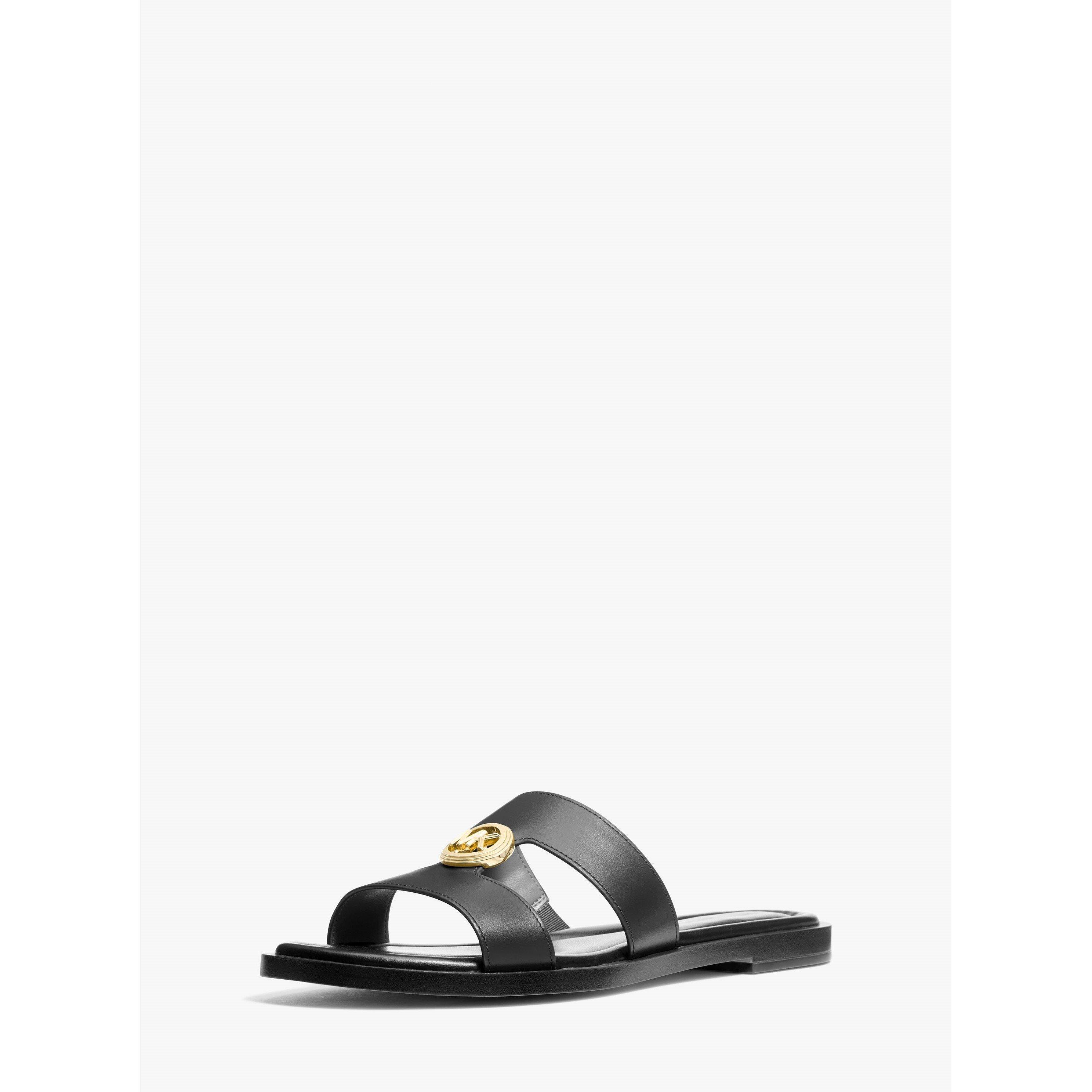 Black - MICHAEL Michael Kors - Women's Erin Flat Sandals - 4