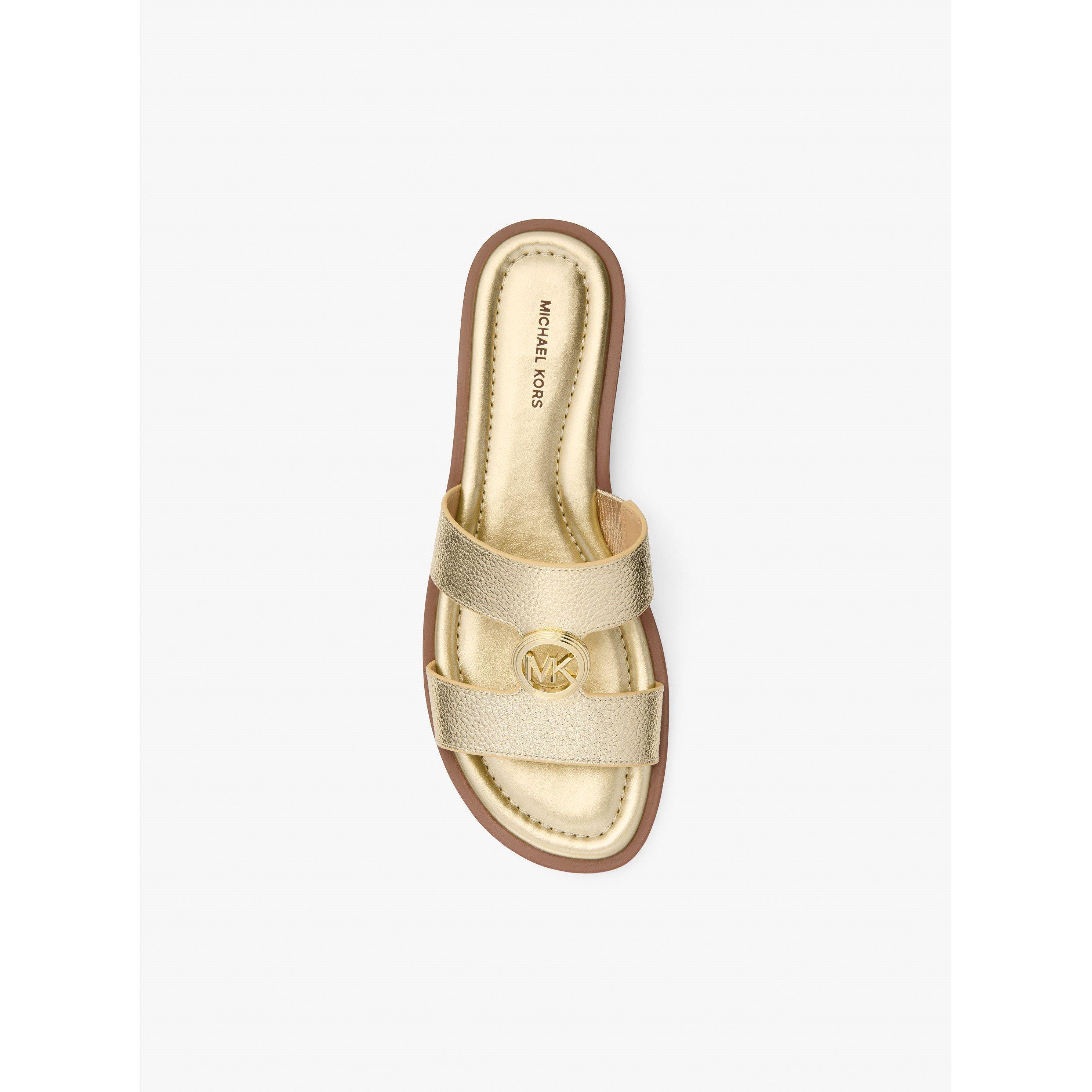 Pale Gold - MICHAEL Michael Kors - Women's Erin Flat Sandals - 3