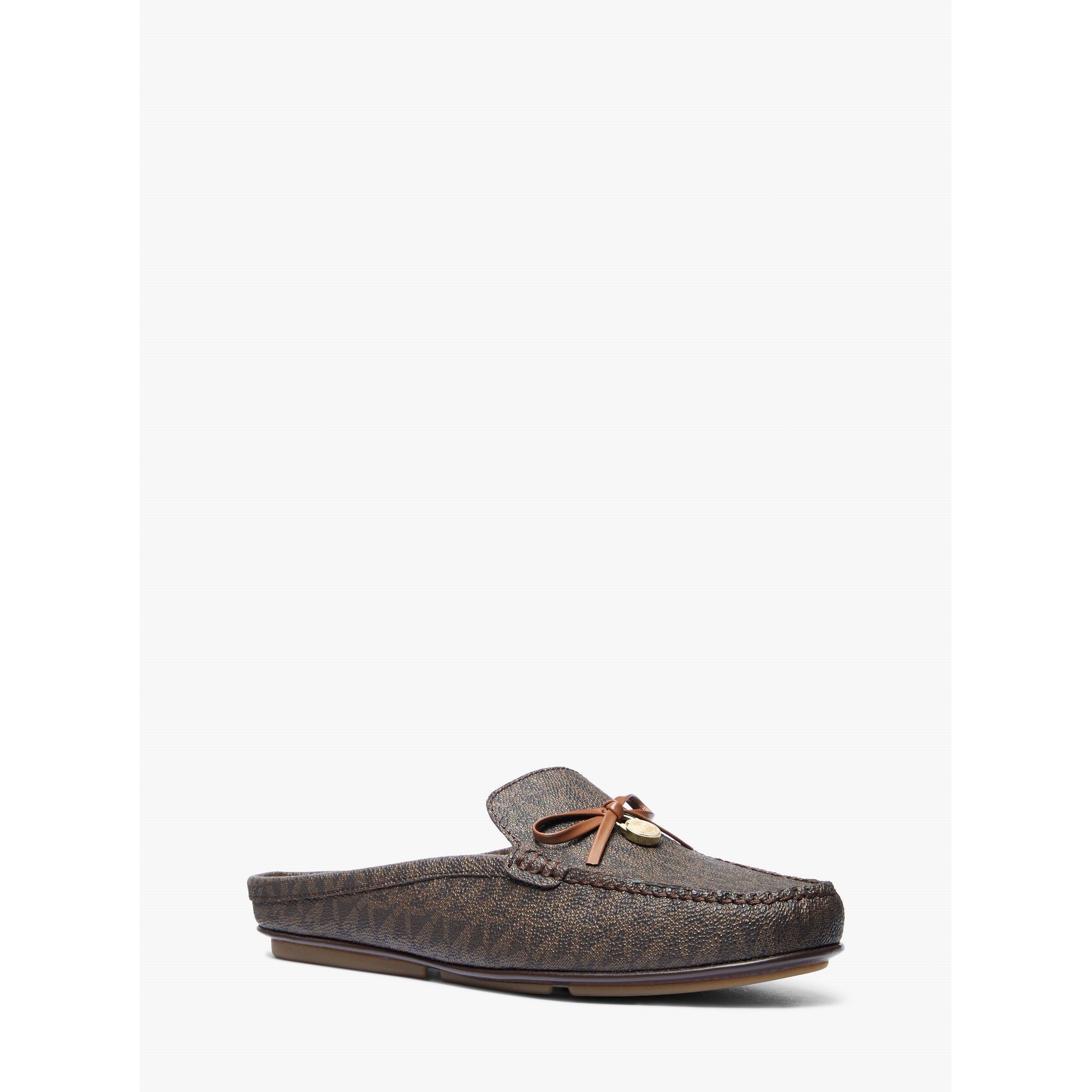 Brown - MICHAEL Michael Kors - Women's Greta Mule Flat Mules - 1