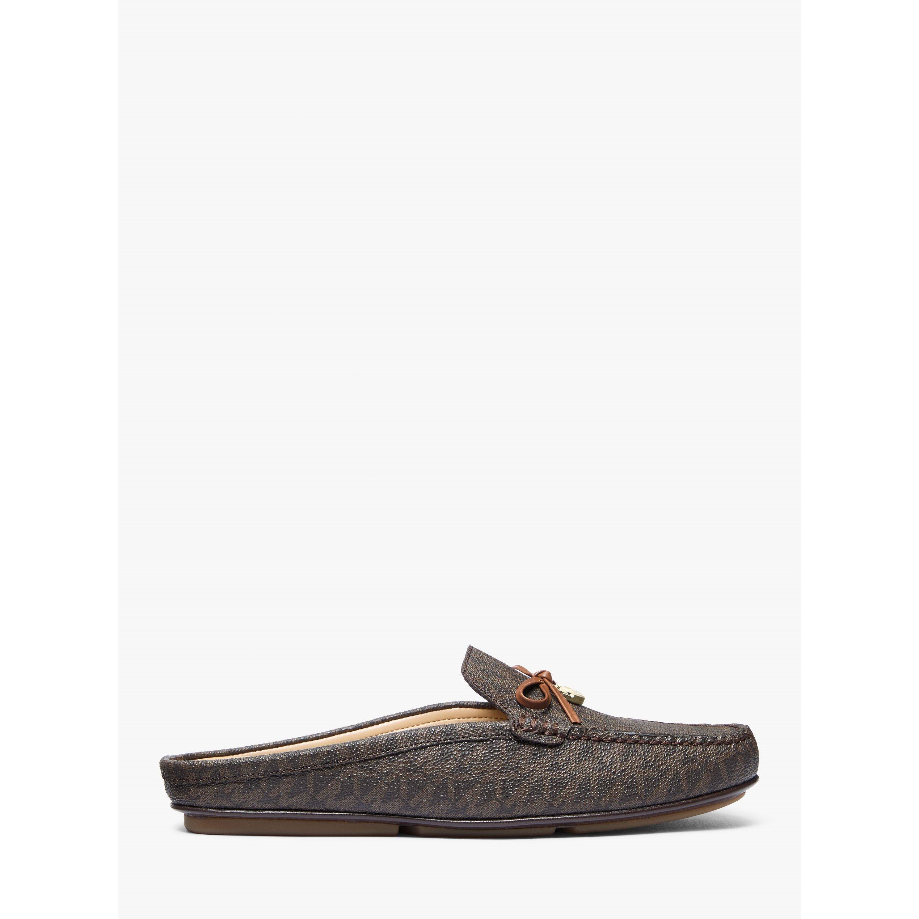 Brown - MICHAEL Michael Kors - Women's Greta Mule Flat Mules - 2