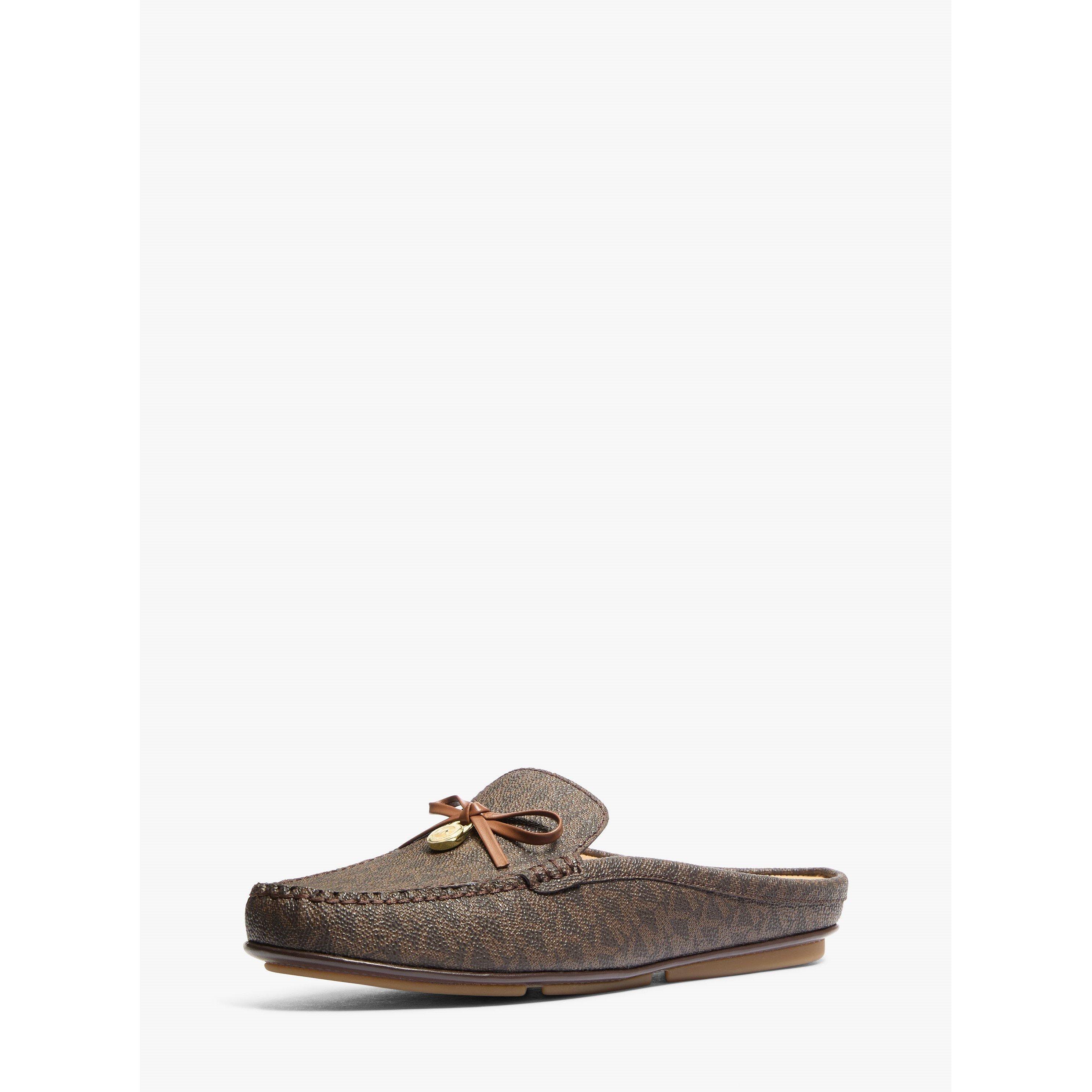 Brown - MICHAEL Michael Kors - Women's Greta Mule Flat Mules - 4