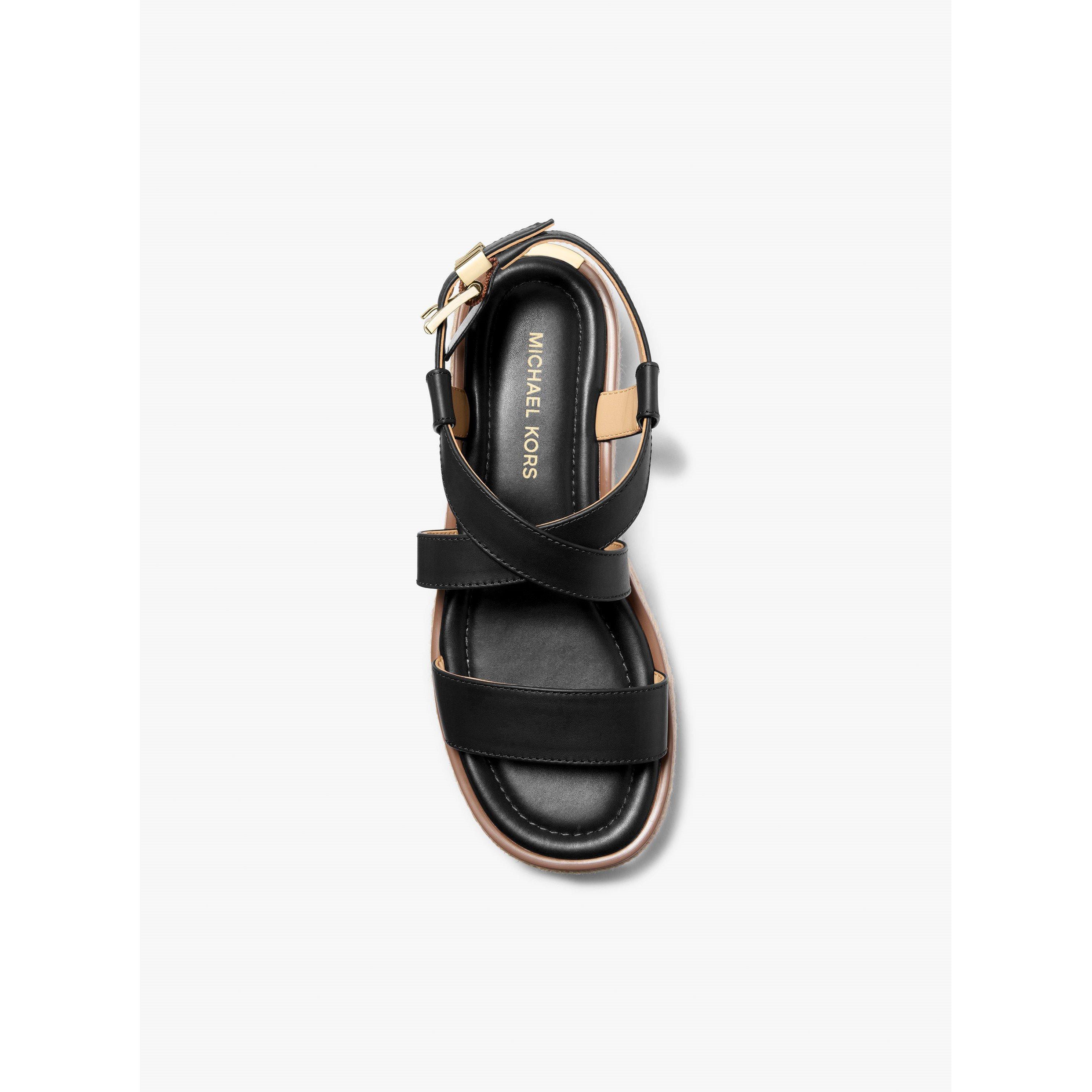Black - MICHAEL Michael Kors - Women's Lynn Espadrille Sandals - 4