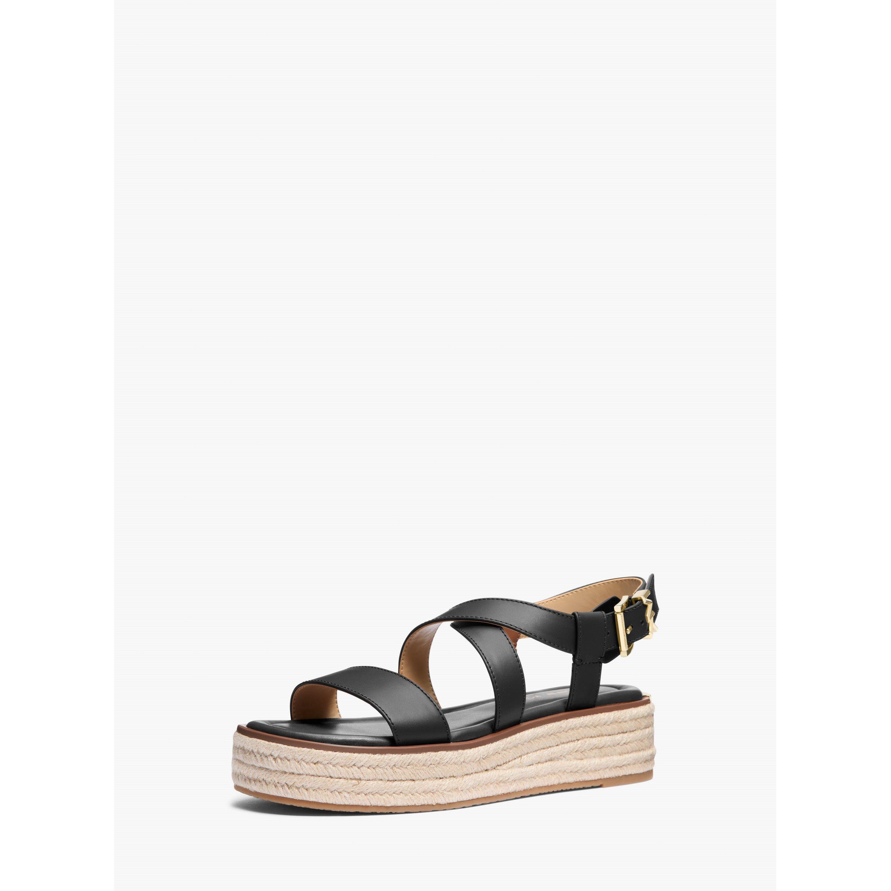 Black - MICHAEL Michael Kors - Women's Lynn Espadrille Sandals - 5