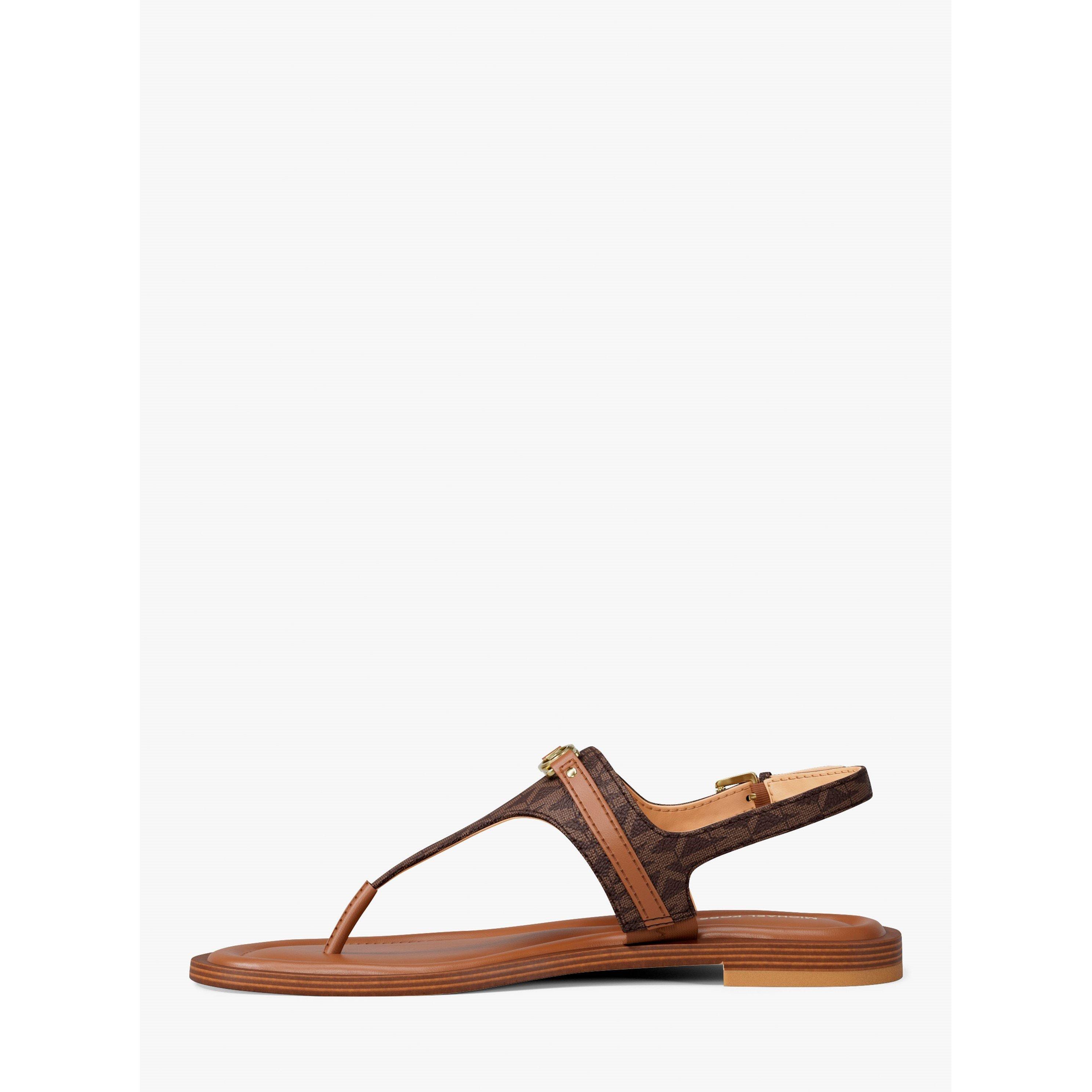 Brown - MICHAEL Michael Kors - Women's Mandy Flat Sandals - 3