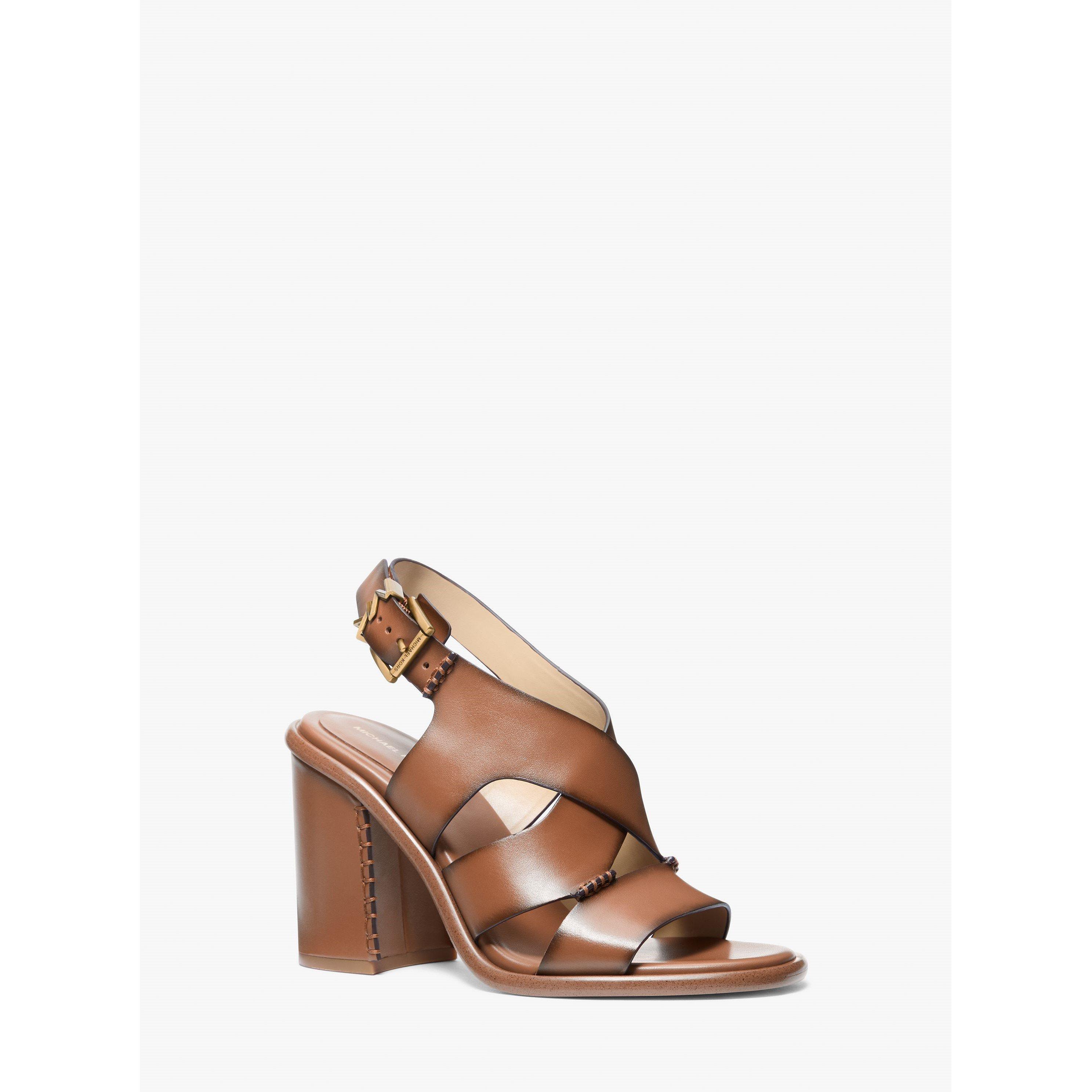 Luggage - MICHAEL Michael Kors - Women's Raven Heeled Sandals - 1