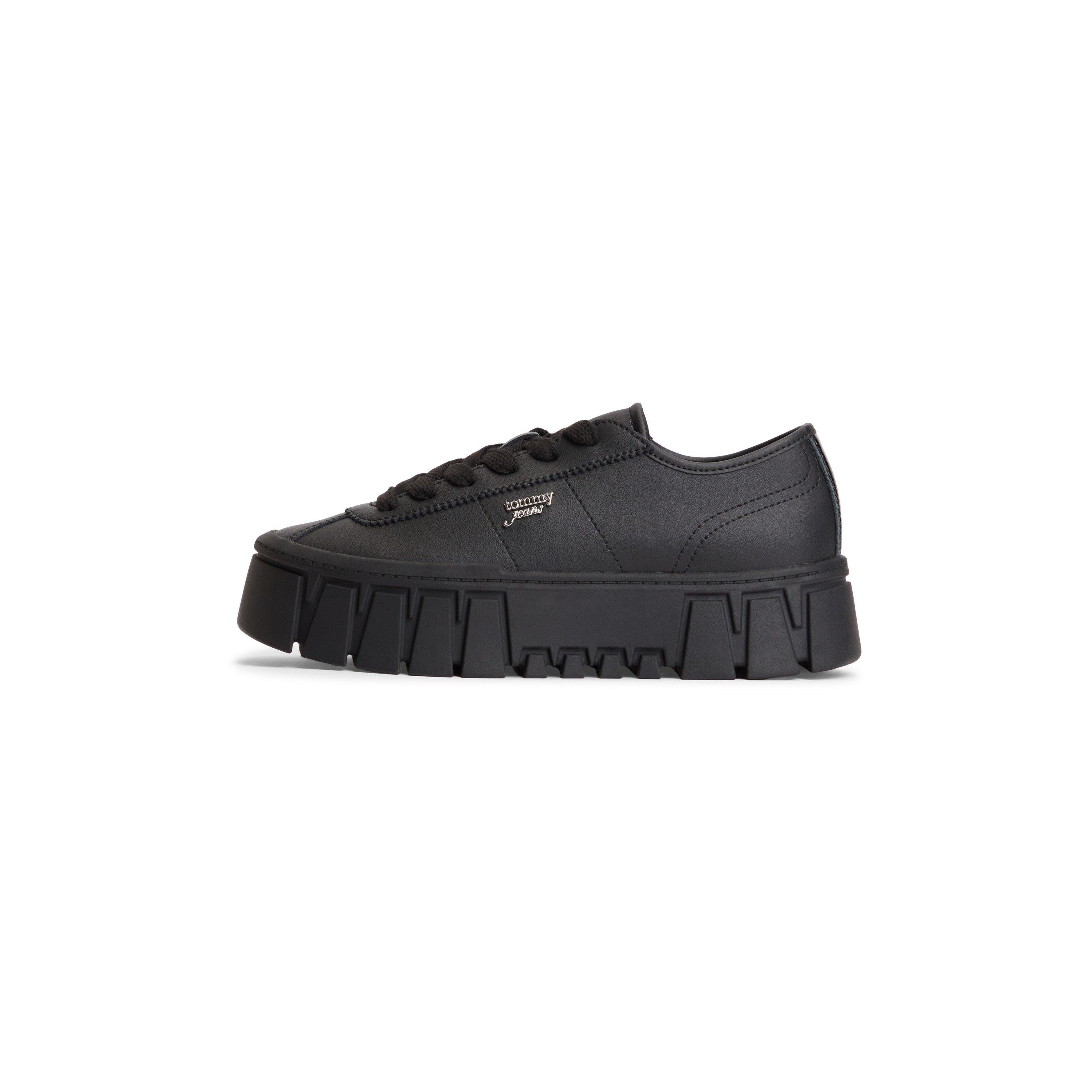 Preto - Tommy Jeans - TJ Platform SNKR Ld64 - 1