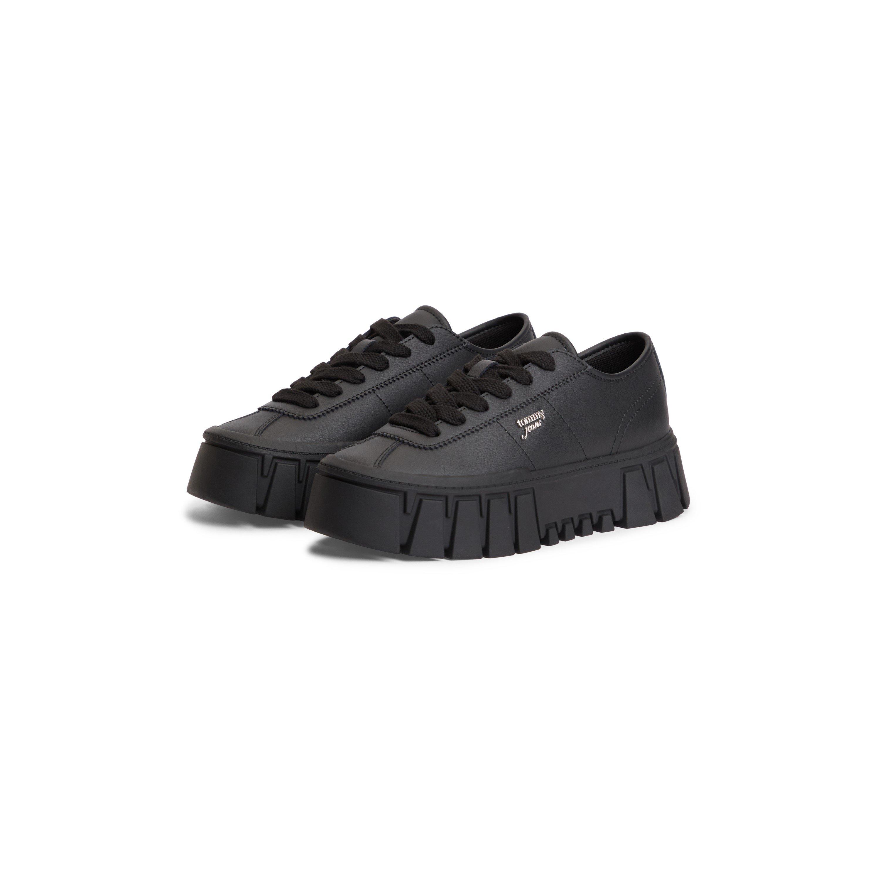 Preto - Tommy Jeans - TJ Platform SNKR Ld64 - 2